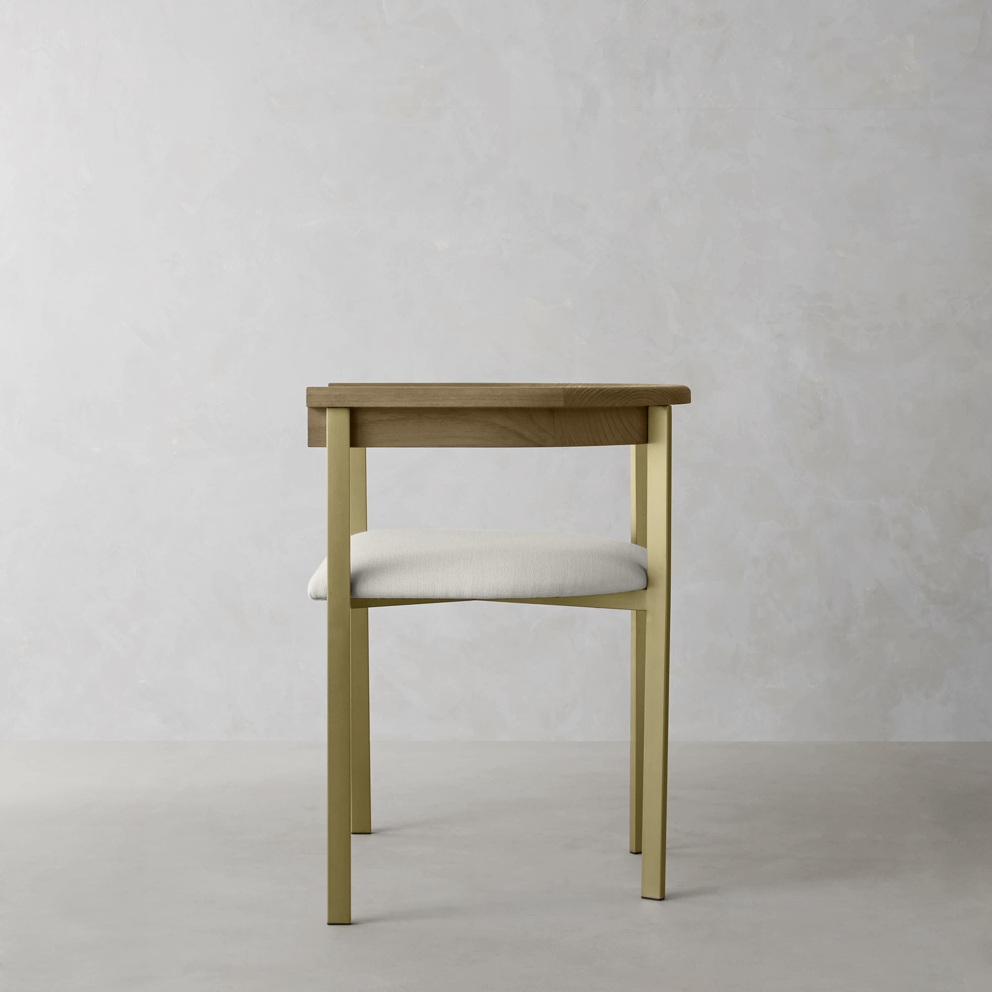 Tulip Upholstered Dining Armchair