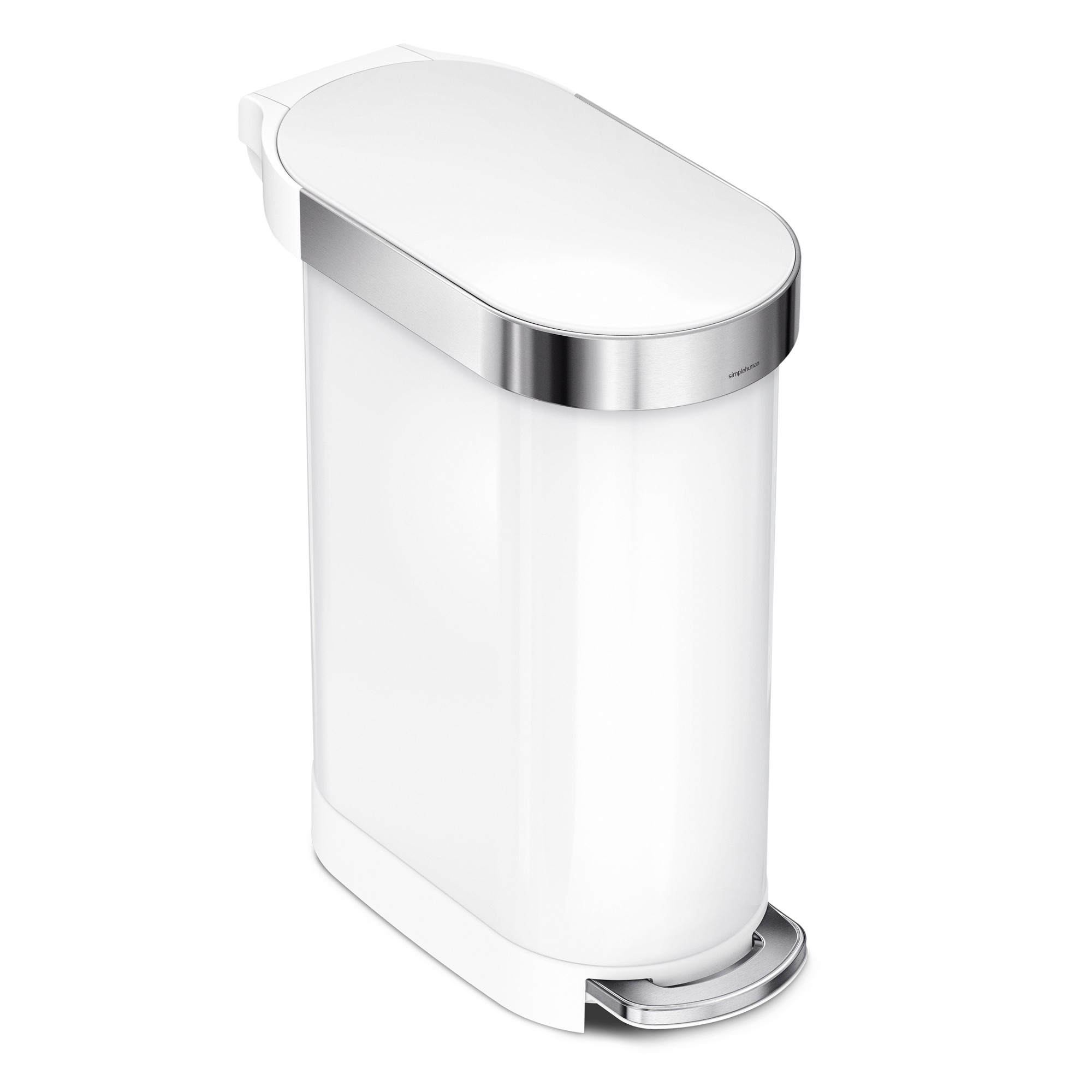 simplehuman™ 45-Liter Slim Hands-Free Kitchen Step Trash Can with Liner Rim