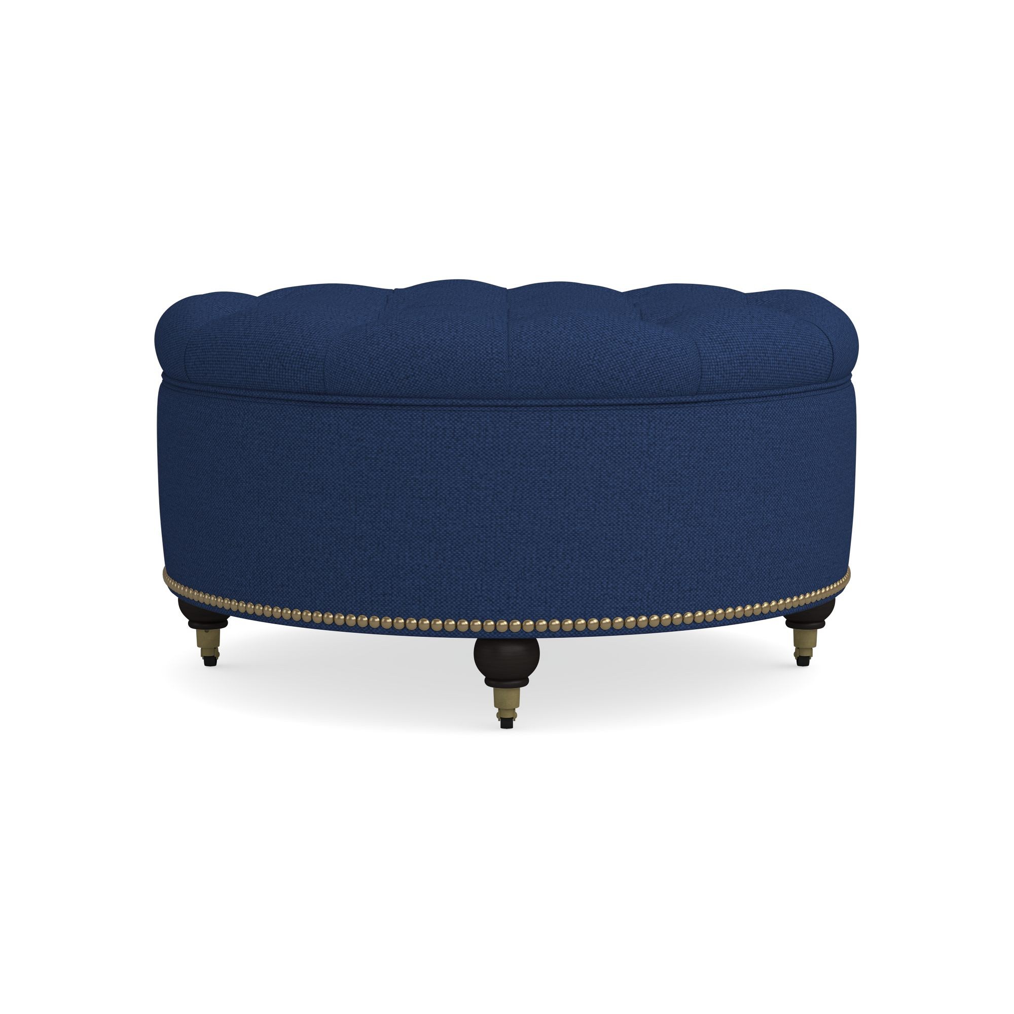 Soho Tufted Round Storage Ottoman (36