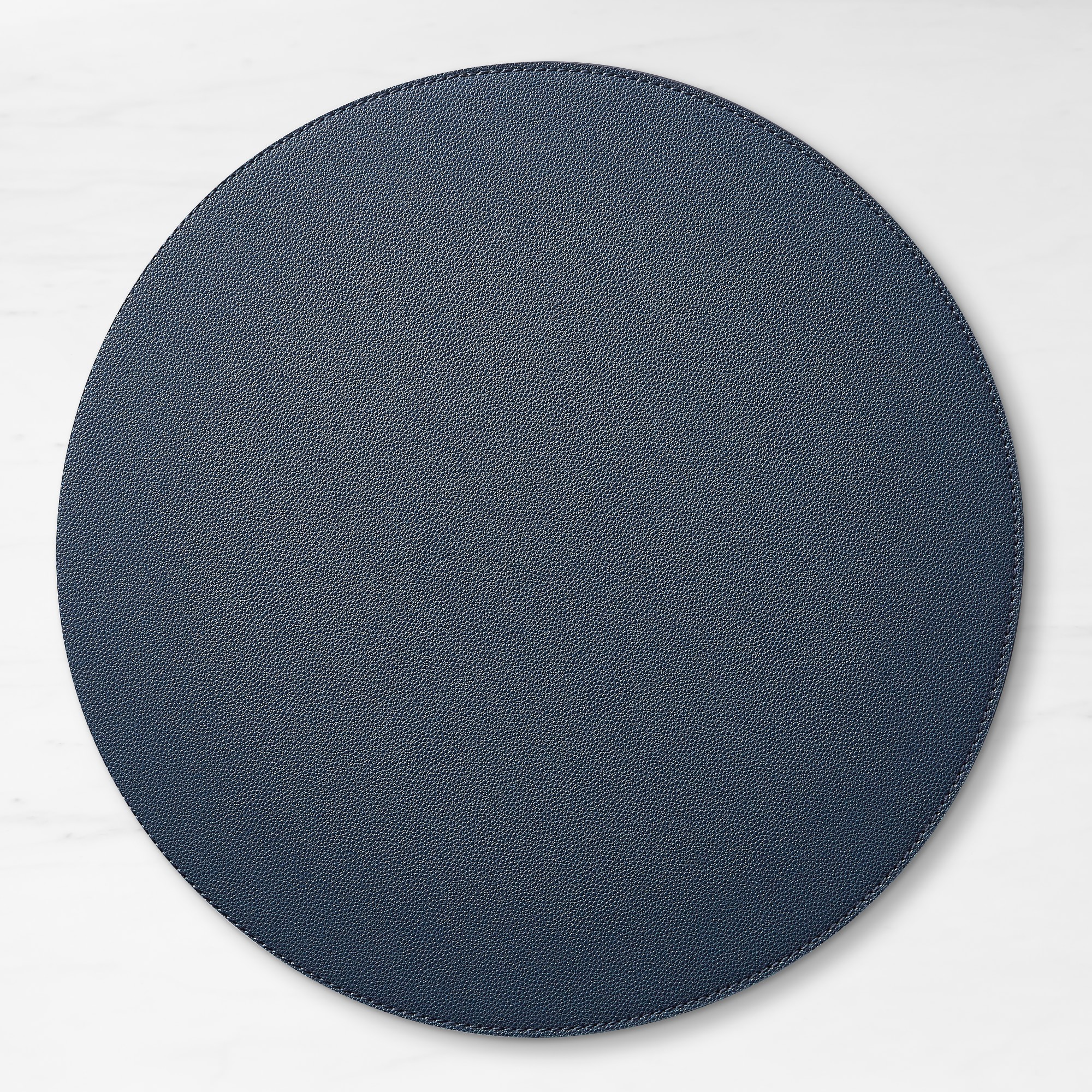 Faux Shagreen Round Placemat
