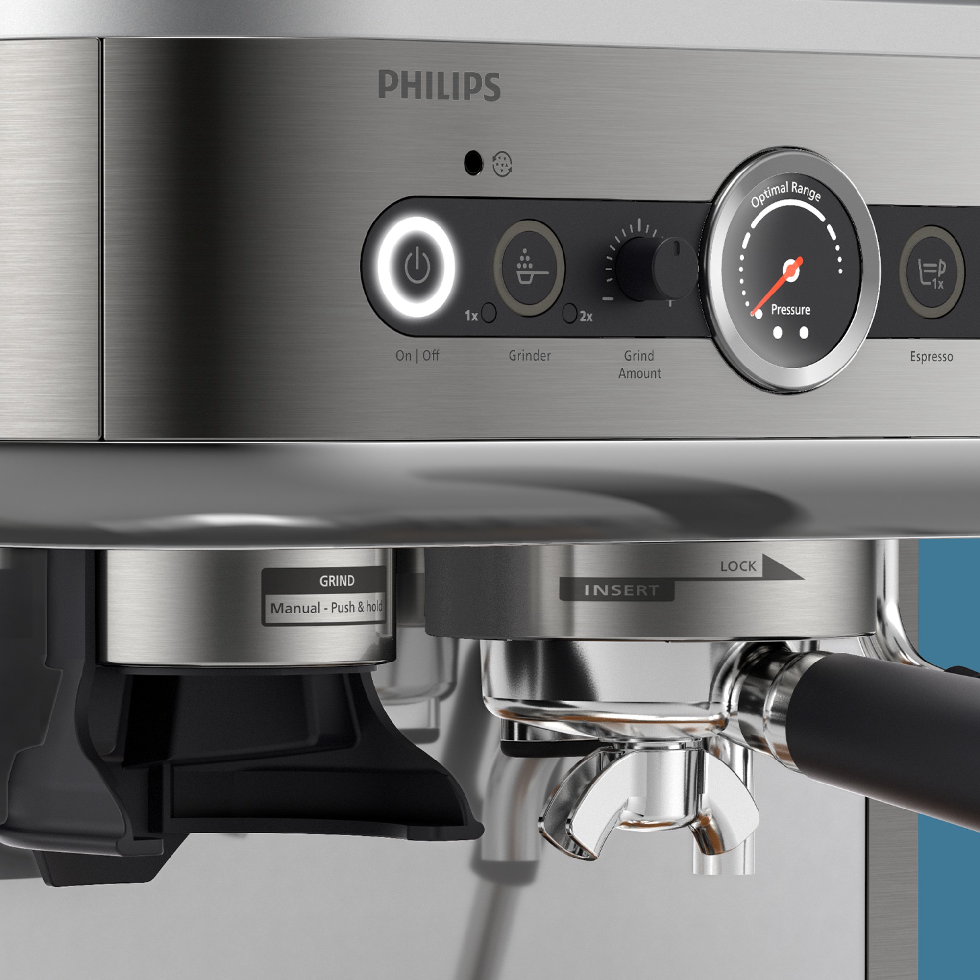 Philips Barista Brew Semi Automatic 3200 Series with Dual Bean Container