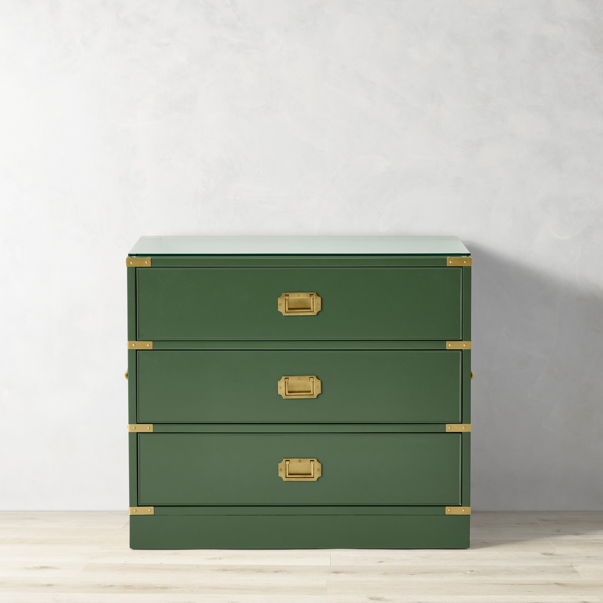 Campaign 3-Drawer Nightstand (30
