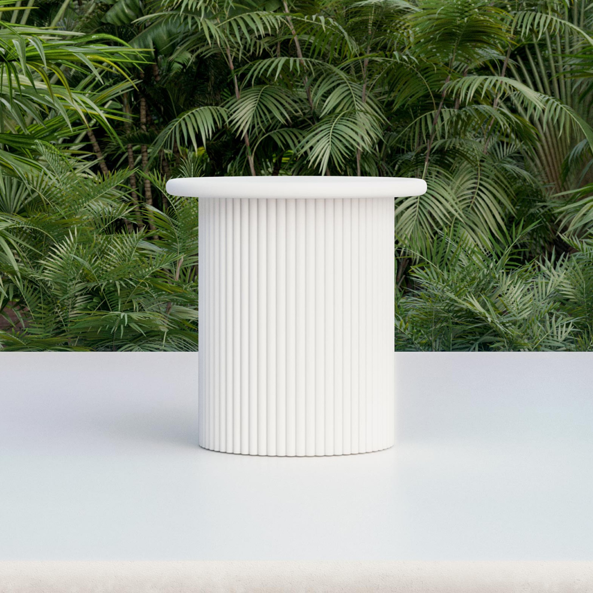 Petra Outdoor Round Side Table (20