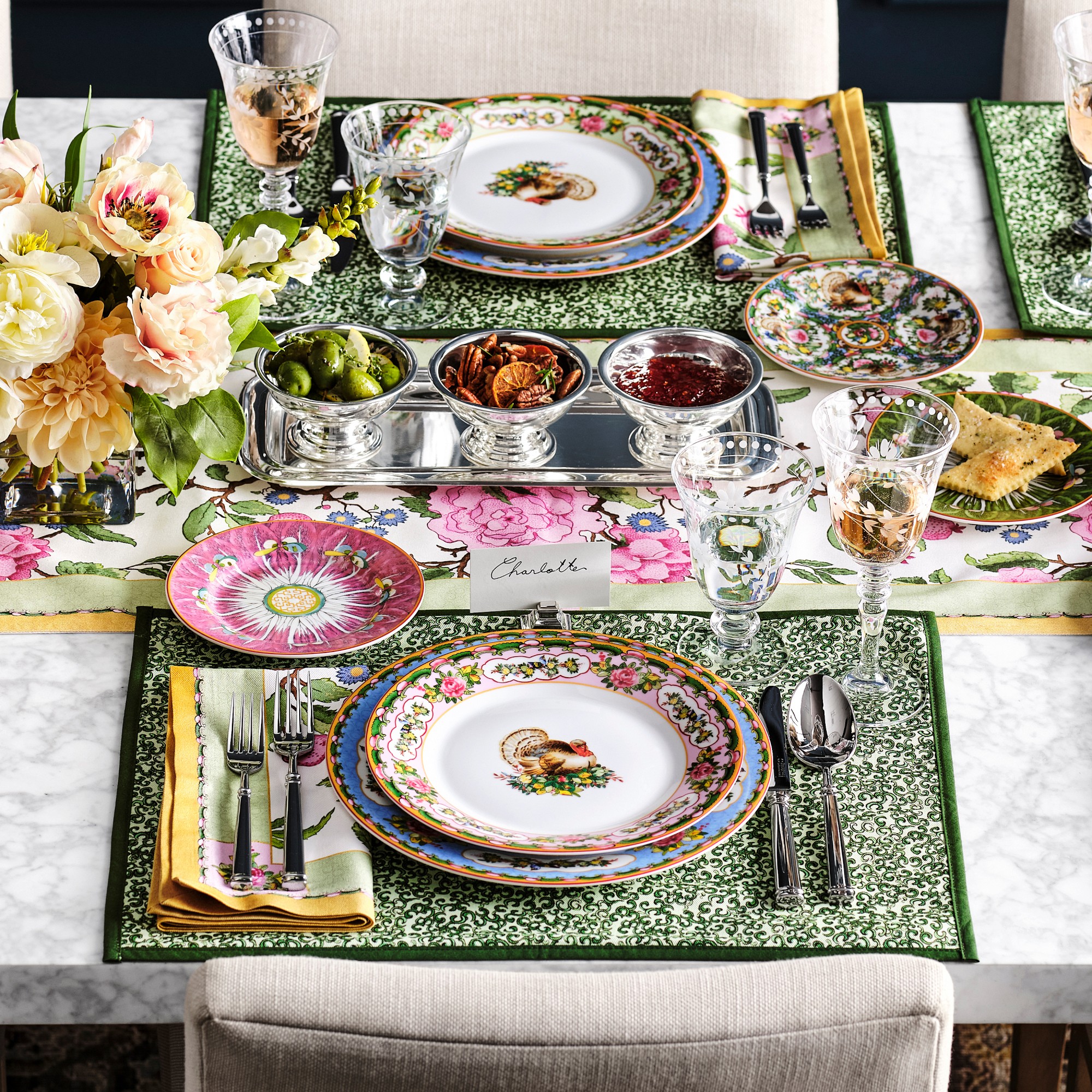 Heirloom Name Card Holders, Set of 4