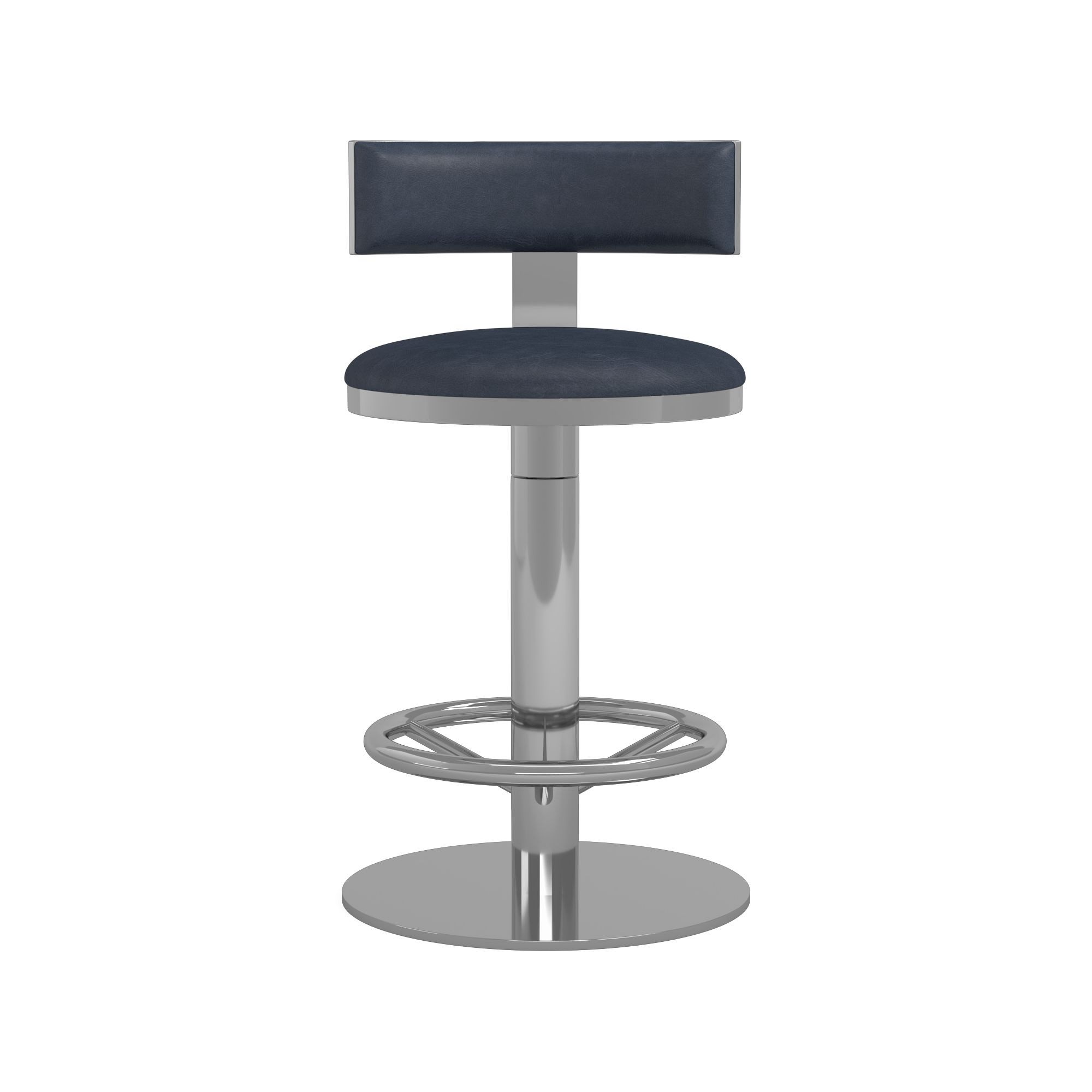 Larkin Upholstered Pedestal Counter & Bar Stool