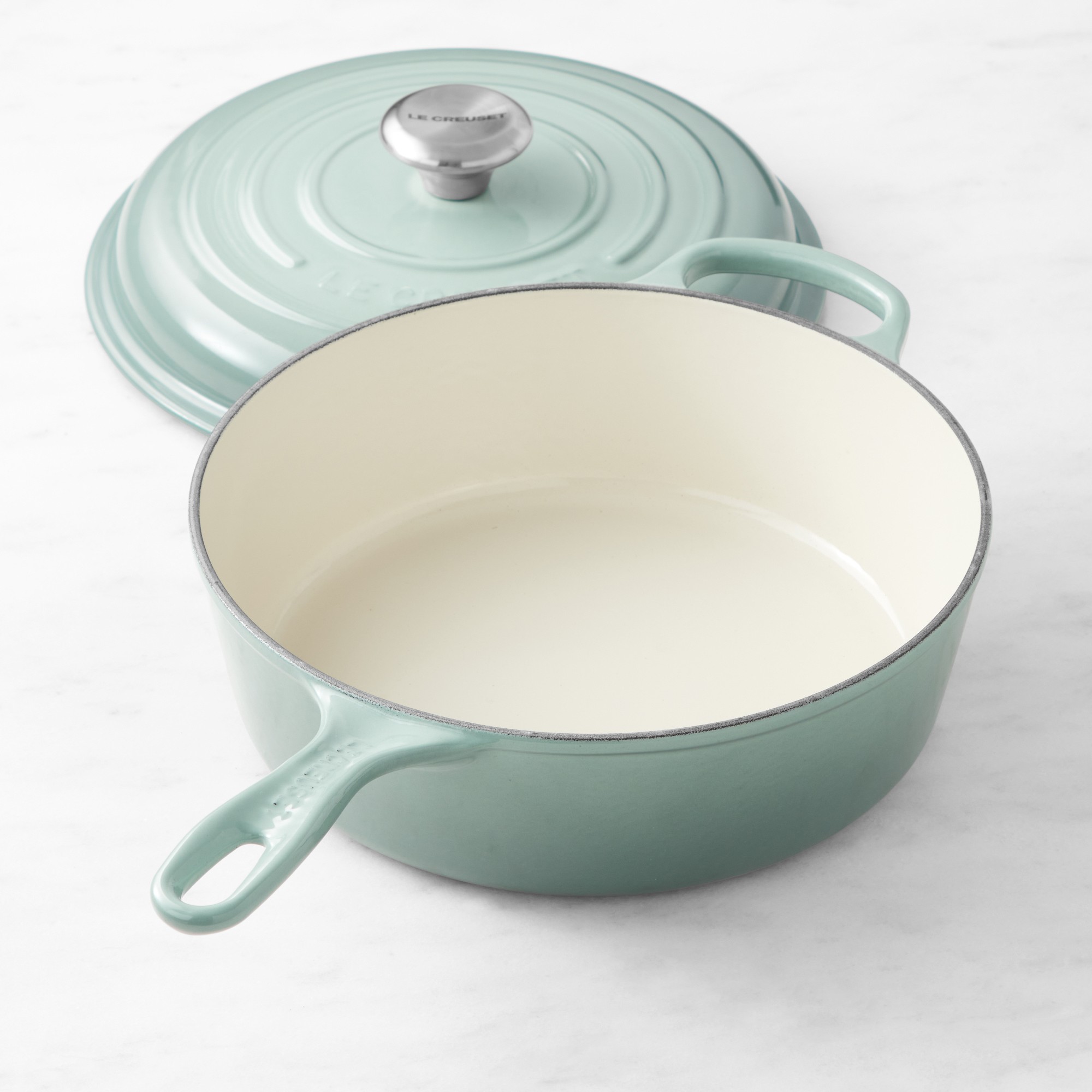 Le Creuset Enameled Cast Iron Cassadou Sauté Pan, 3 3/4-Qt.