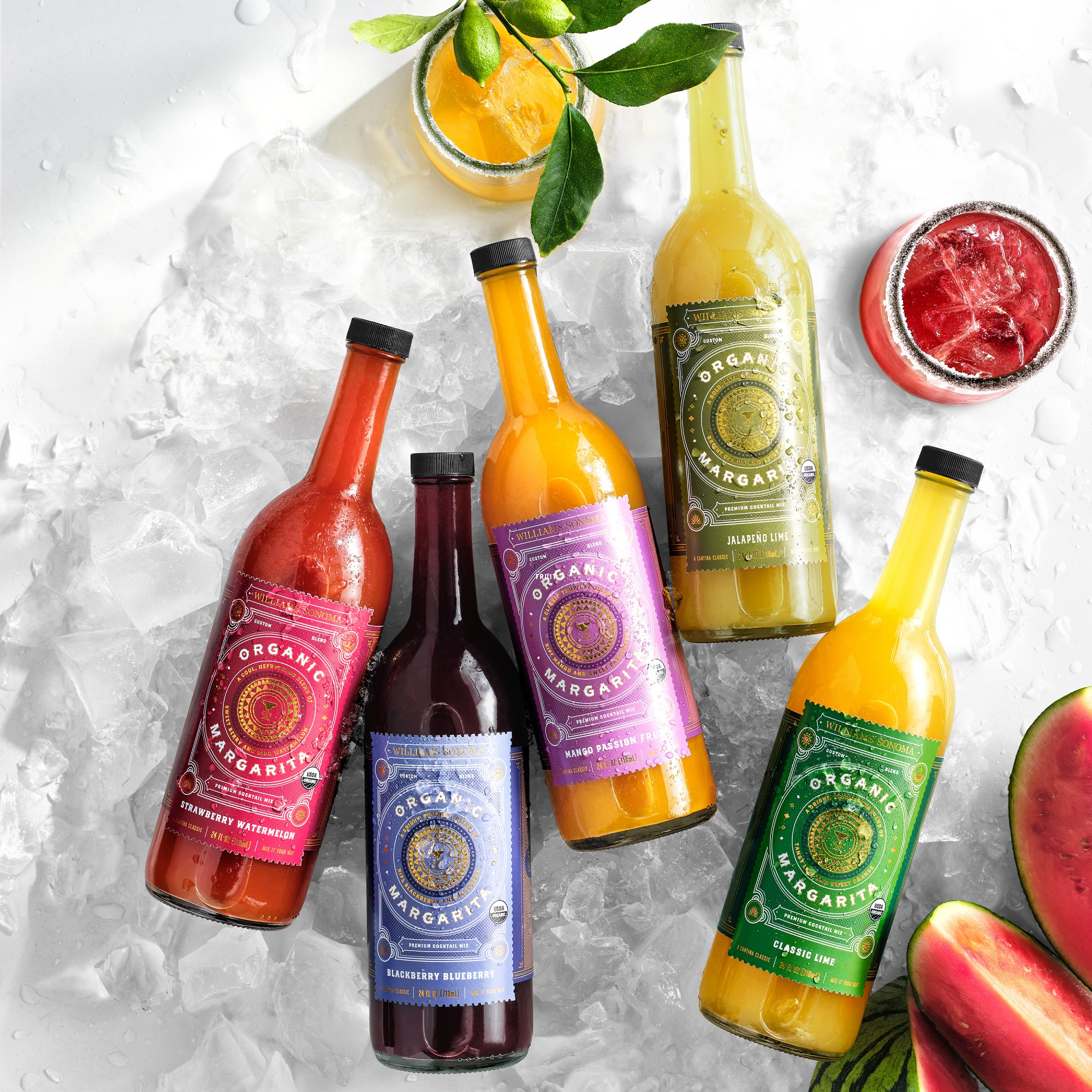 Williams Sonoma Organic Margarita Mix, Blackberry Blueberry