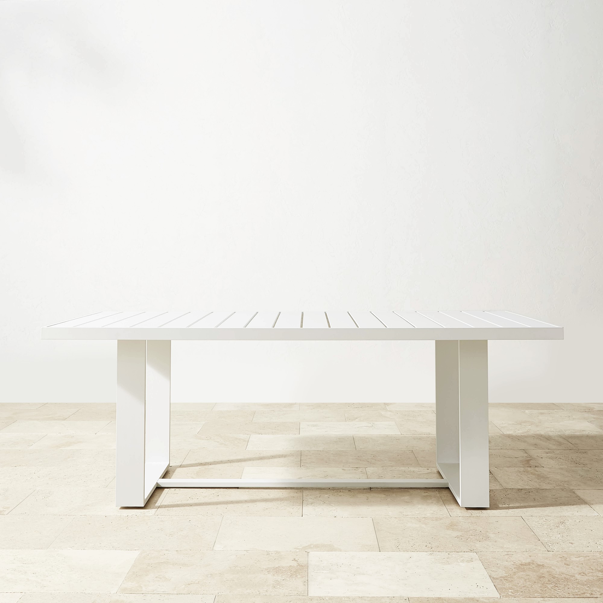 Santa Barbara Outdoor Metal Rectangular Dining Table (84