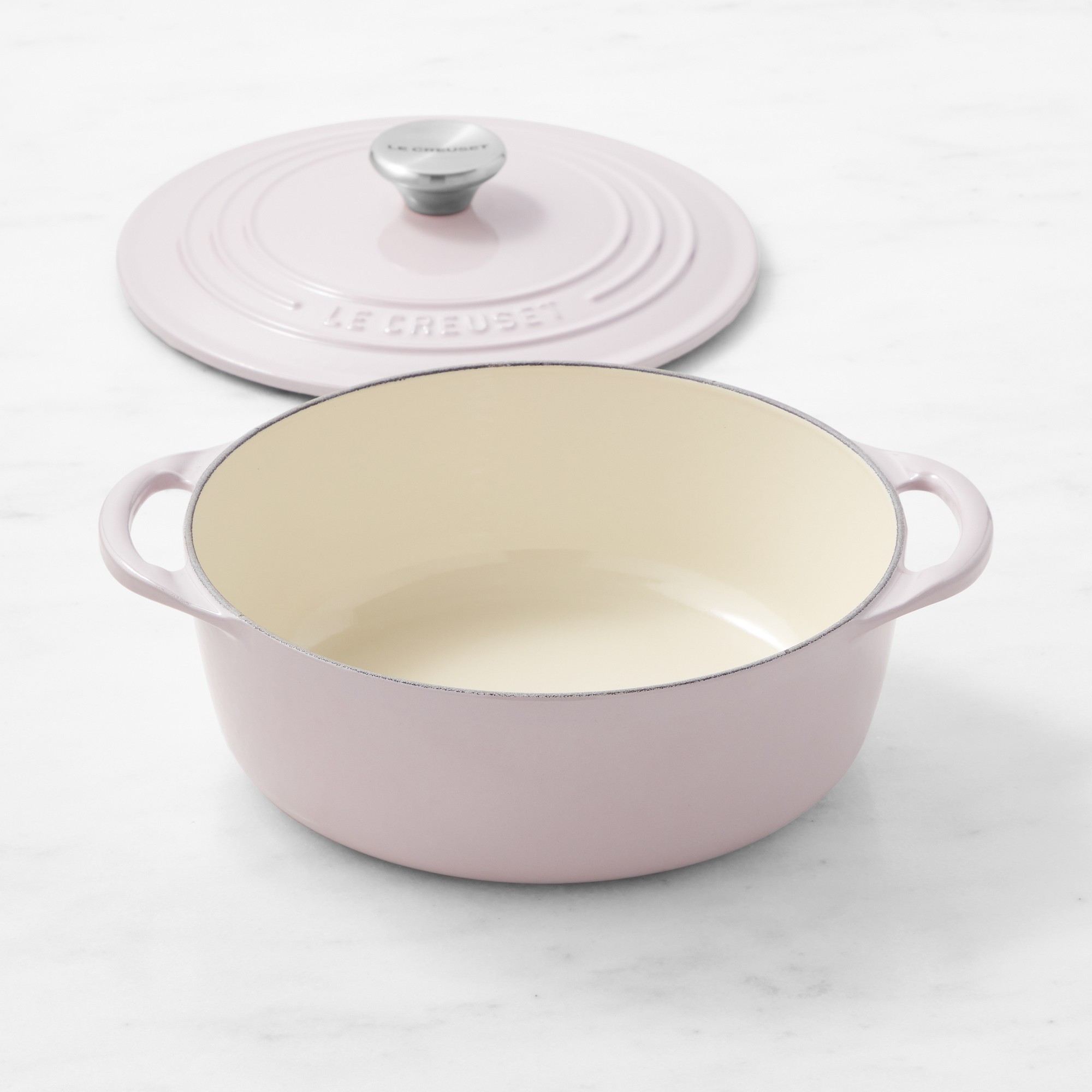 Le Creuset Enameled Cast Iron Shallow Round Oven, 2 3/4-Qt.