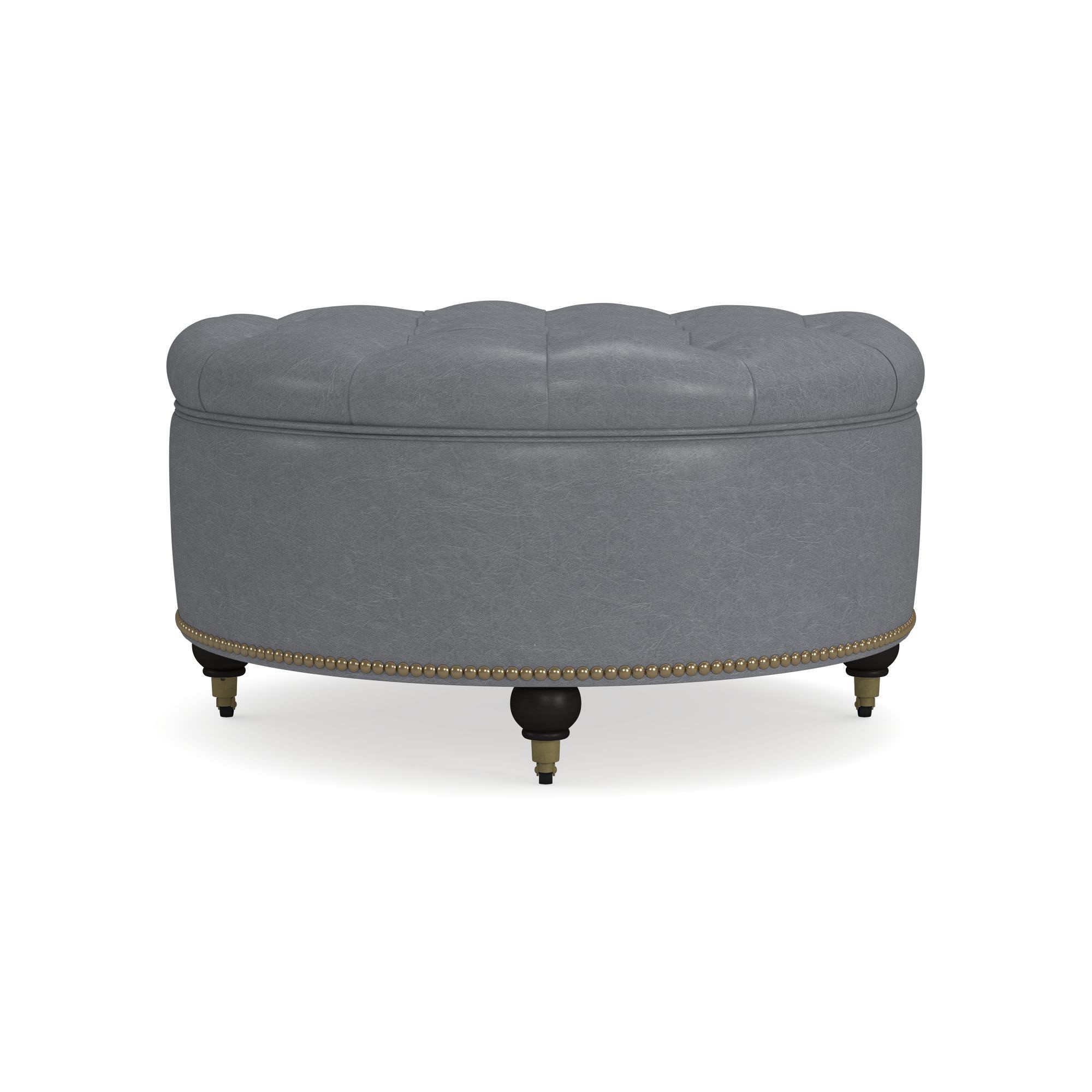Soho Tufted Round Storage Ottoman (36