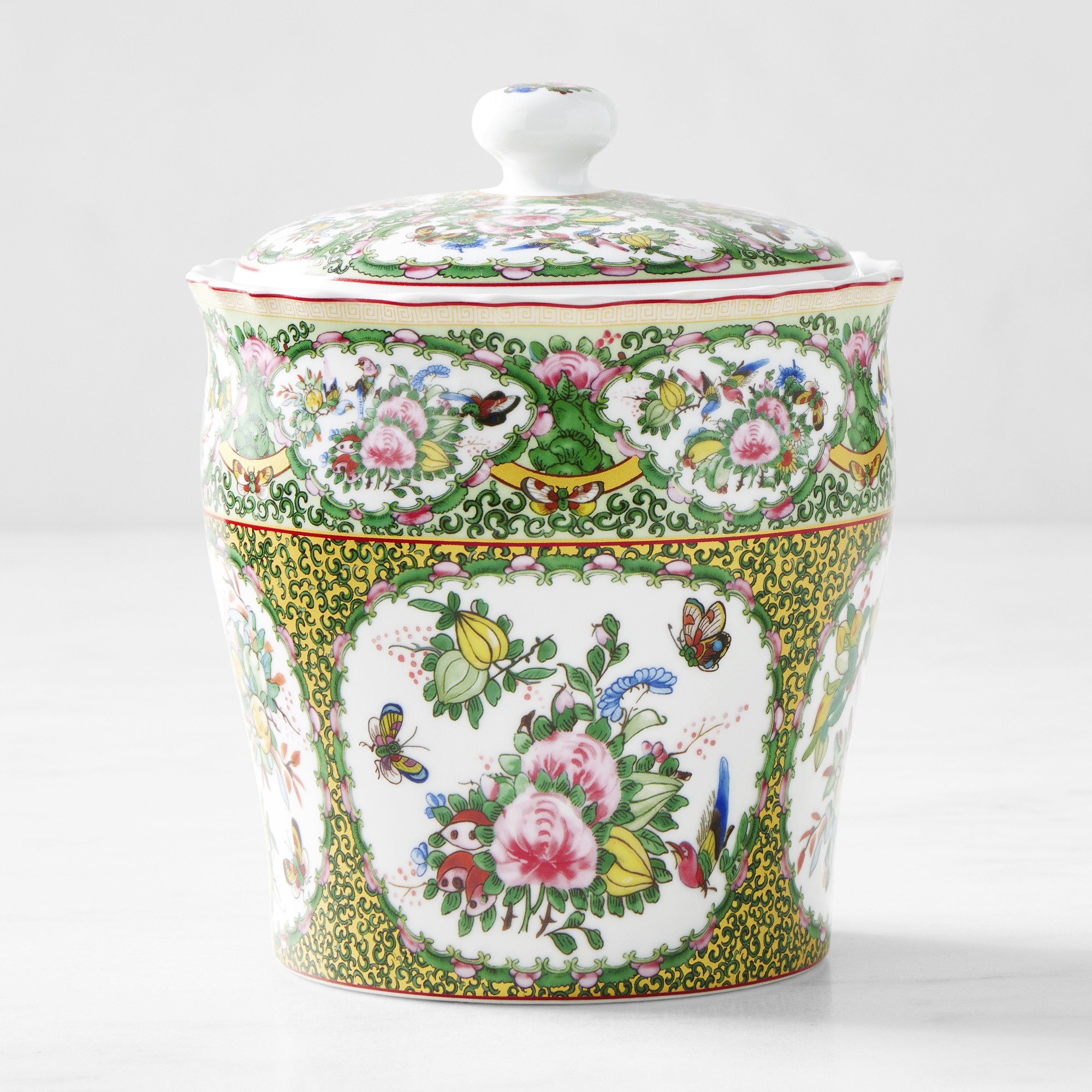 Famille Rose Porcelain Canisters
