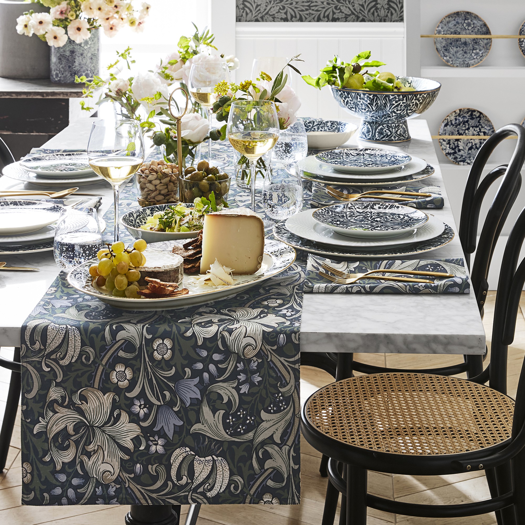 Morris & Co. x Williams Sonoma Golden Lilly Table Runner