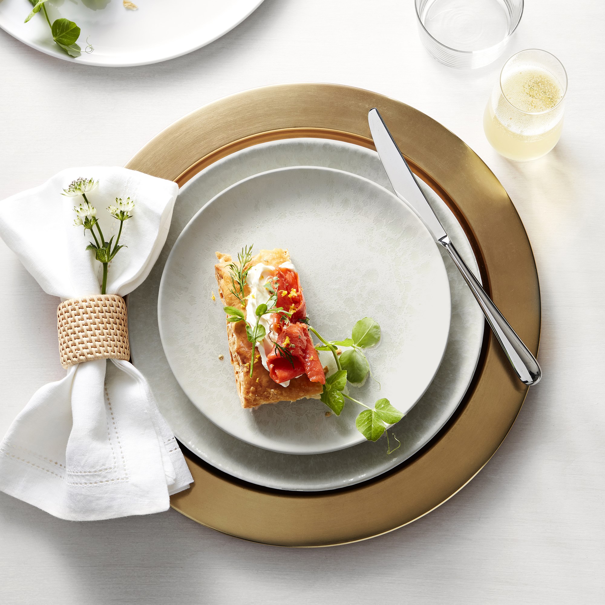 Antique Brass Charger