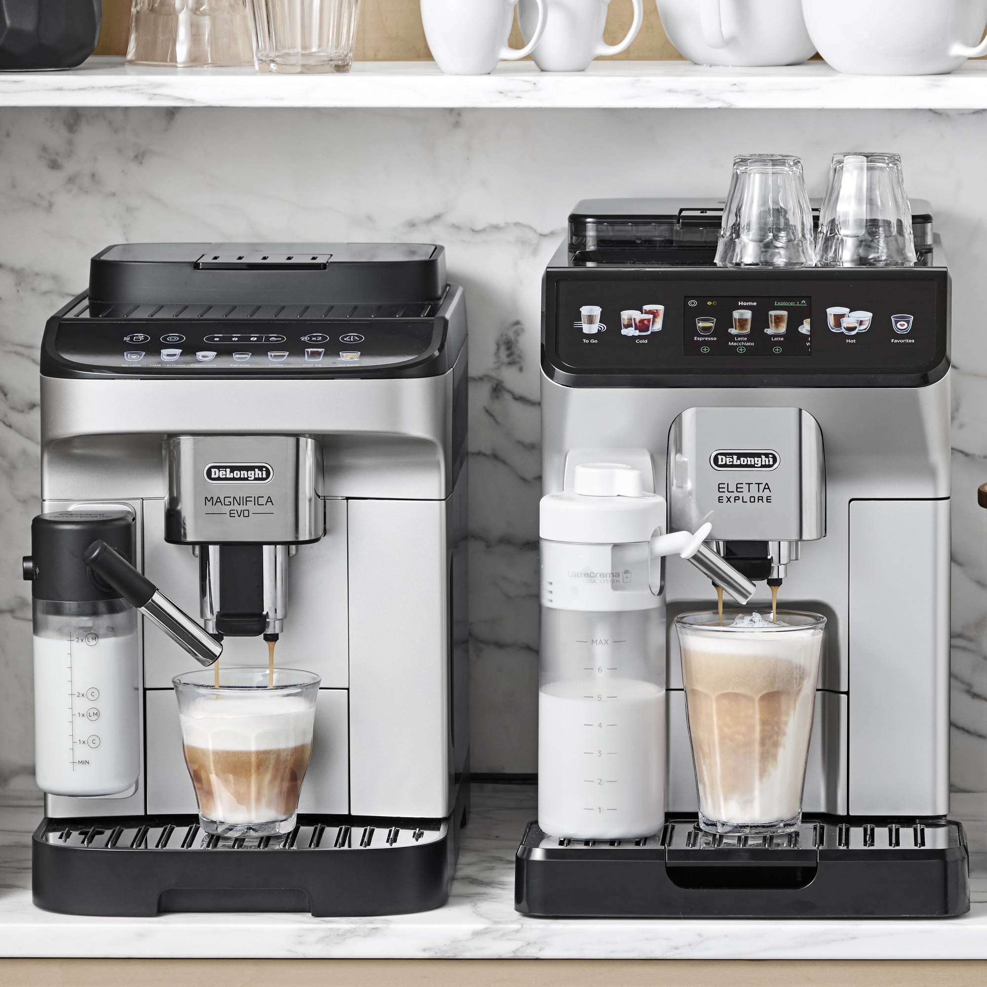 De'Longhi Magnifica Evo Fully Automatic Espresso Machine with LatteCrema System
