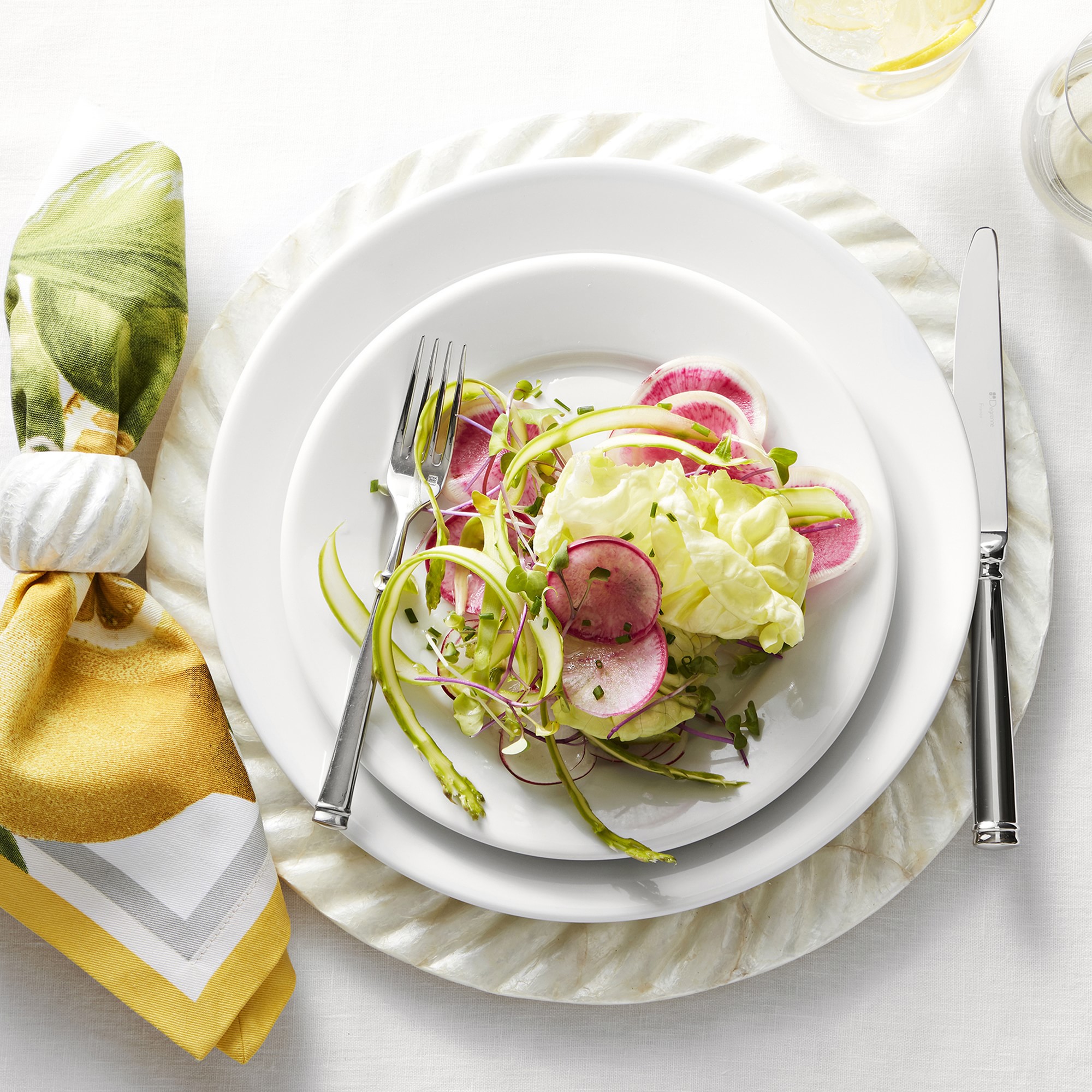 Apilco Tradition Porcelain Salad Plates