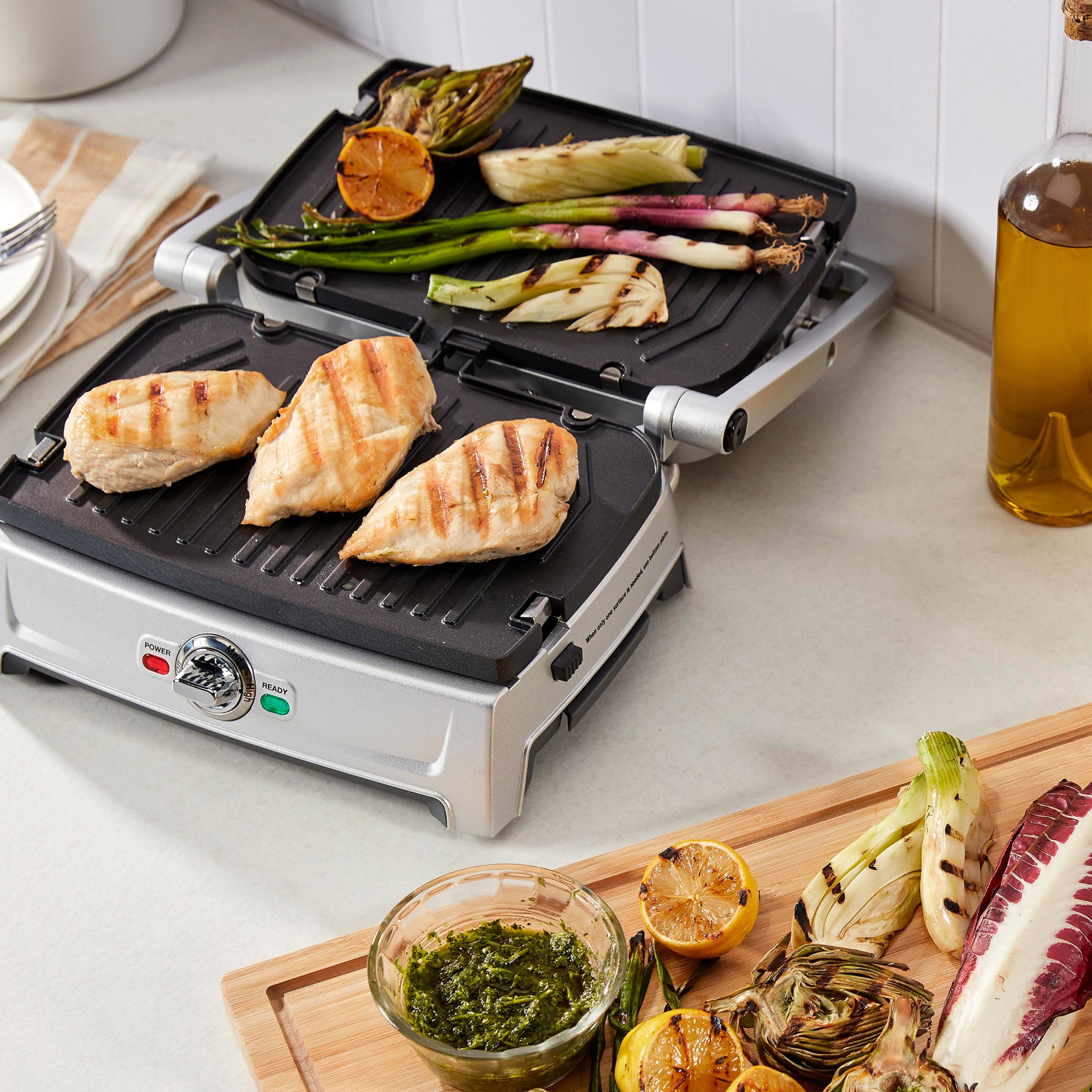 Cuisinart Griddler® Compact Indoor Grill, Griddle, & Panini Press