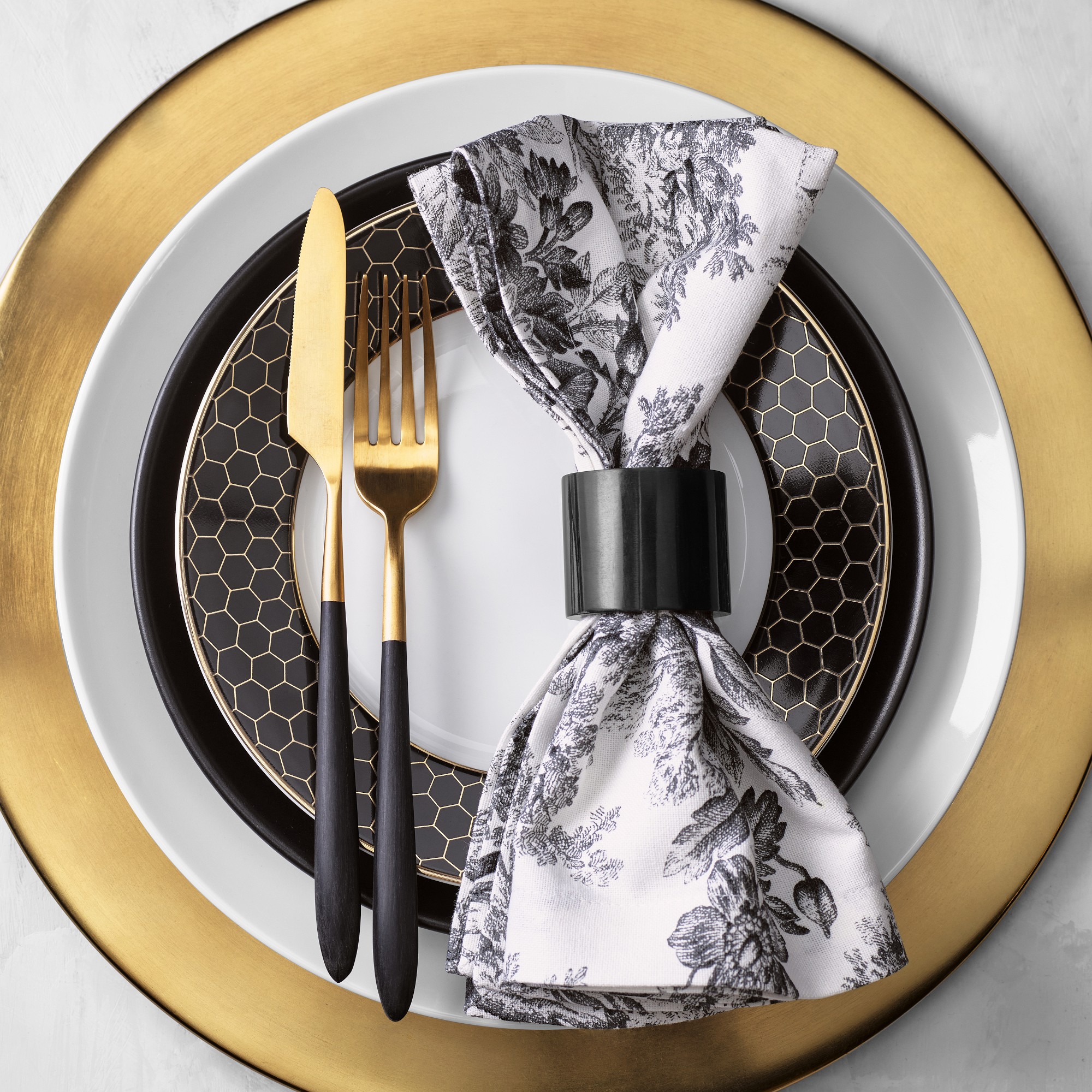 Honeycomb Salad Plates