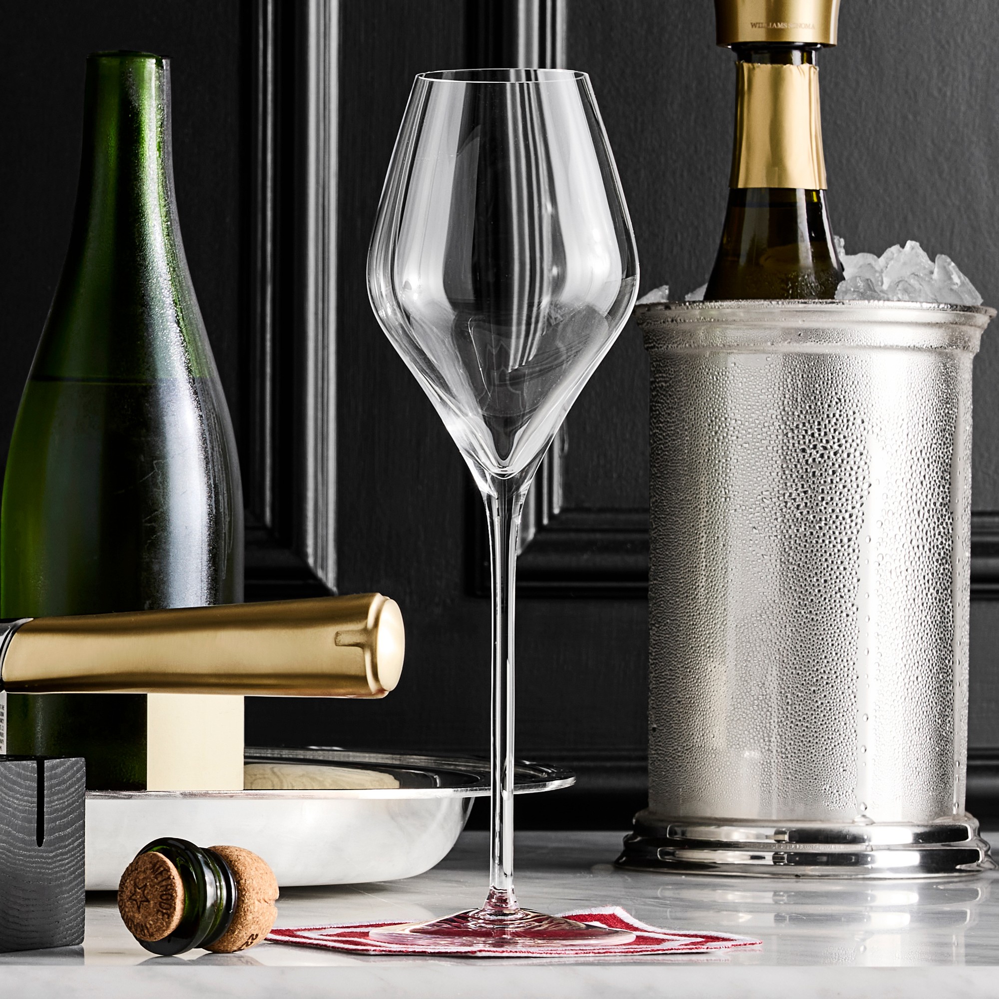 Hammered Stainless-Steel Champagne Bucket