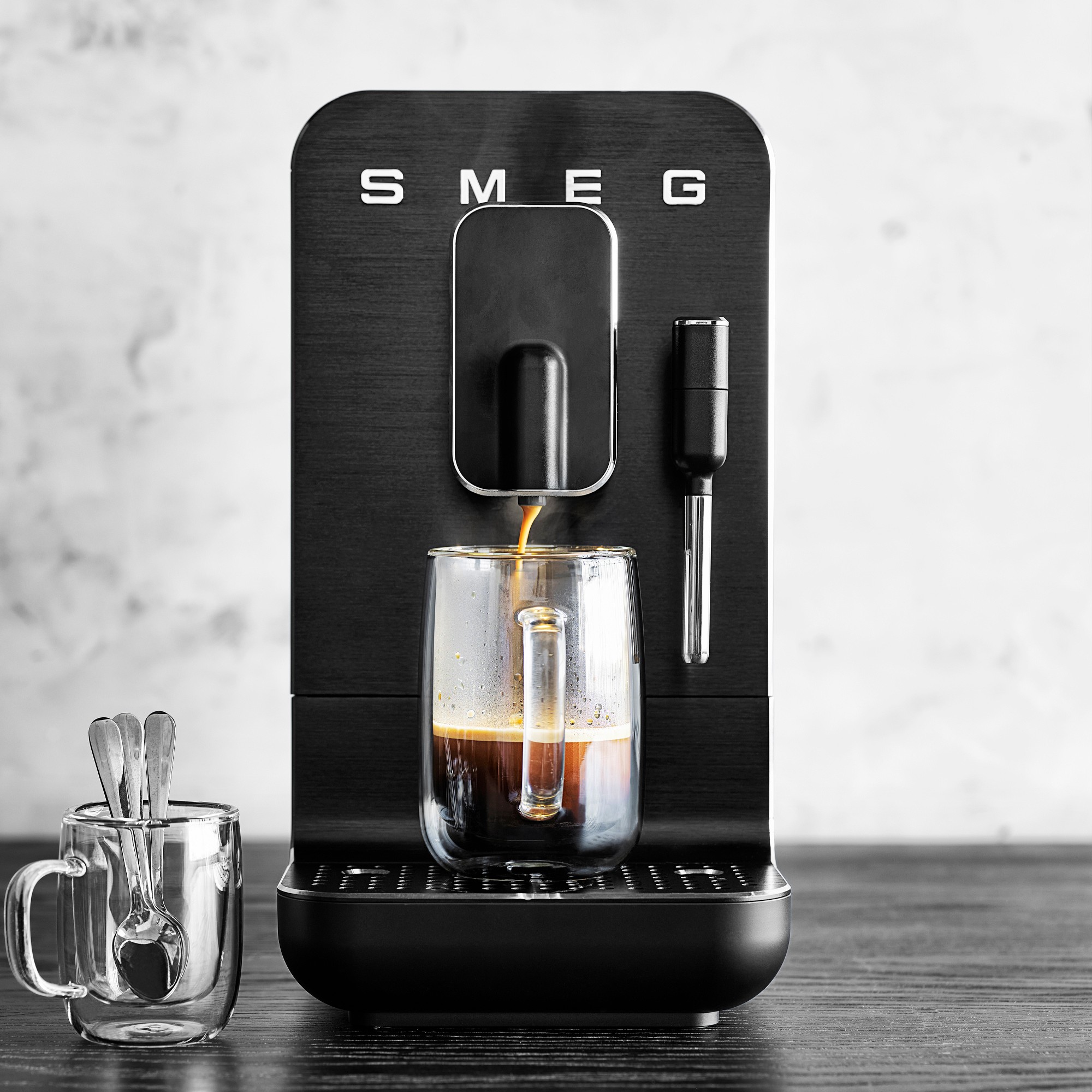 Double-Wall Glass Coffee Mugs, Small