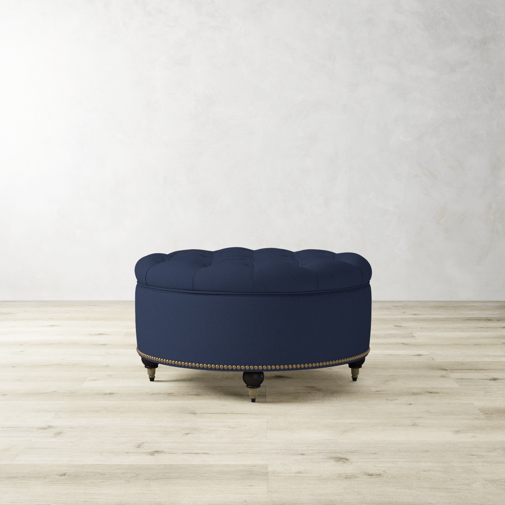 Soho Tufted Round Storage Ottoman (36
