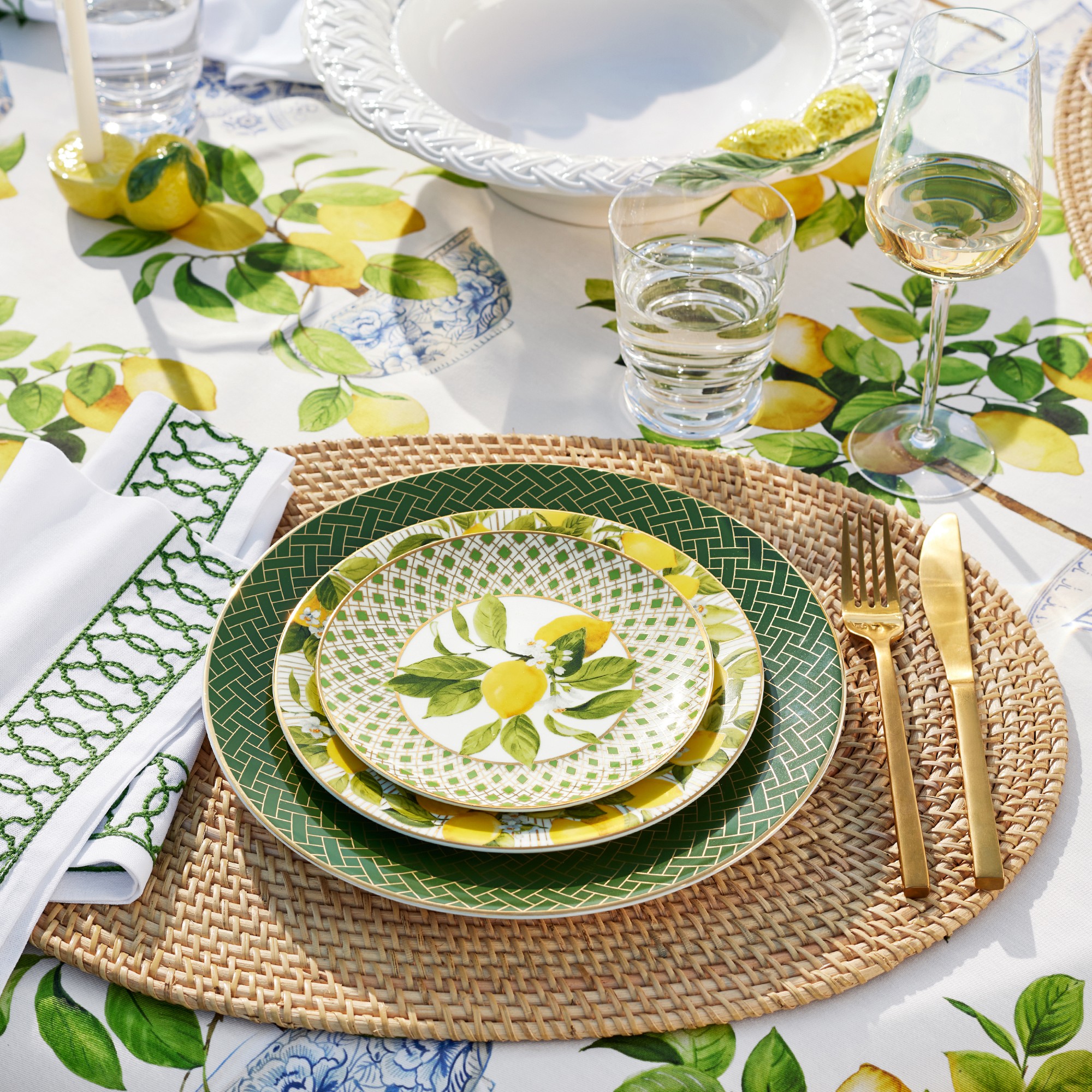 Limone Dinner Plates
