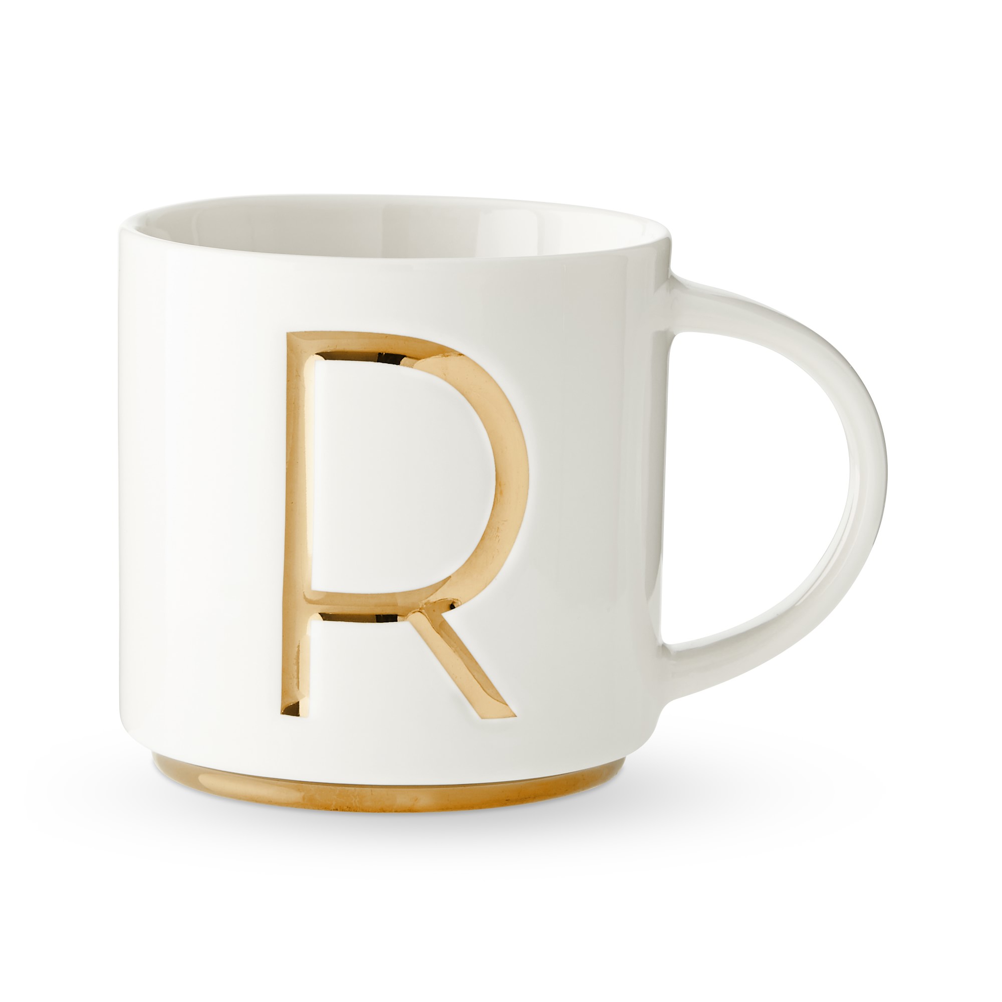 Gold Monogram Mug