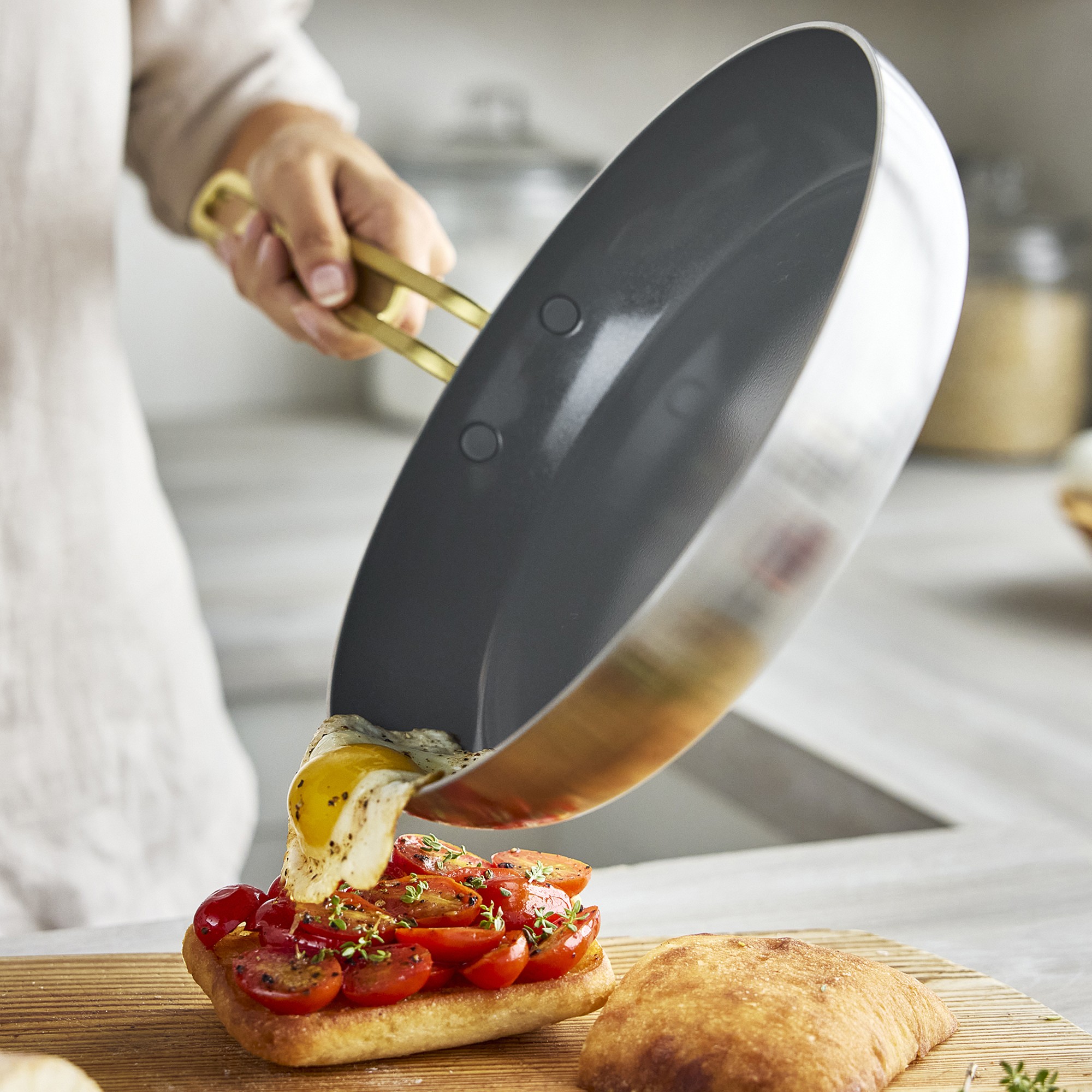 GreenPan™ Stanley Tucci™ Stainless-Steel Mixed Material 11-Piece Cookware Set