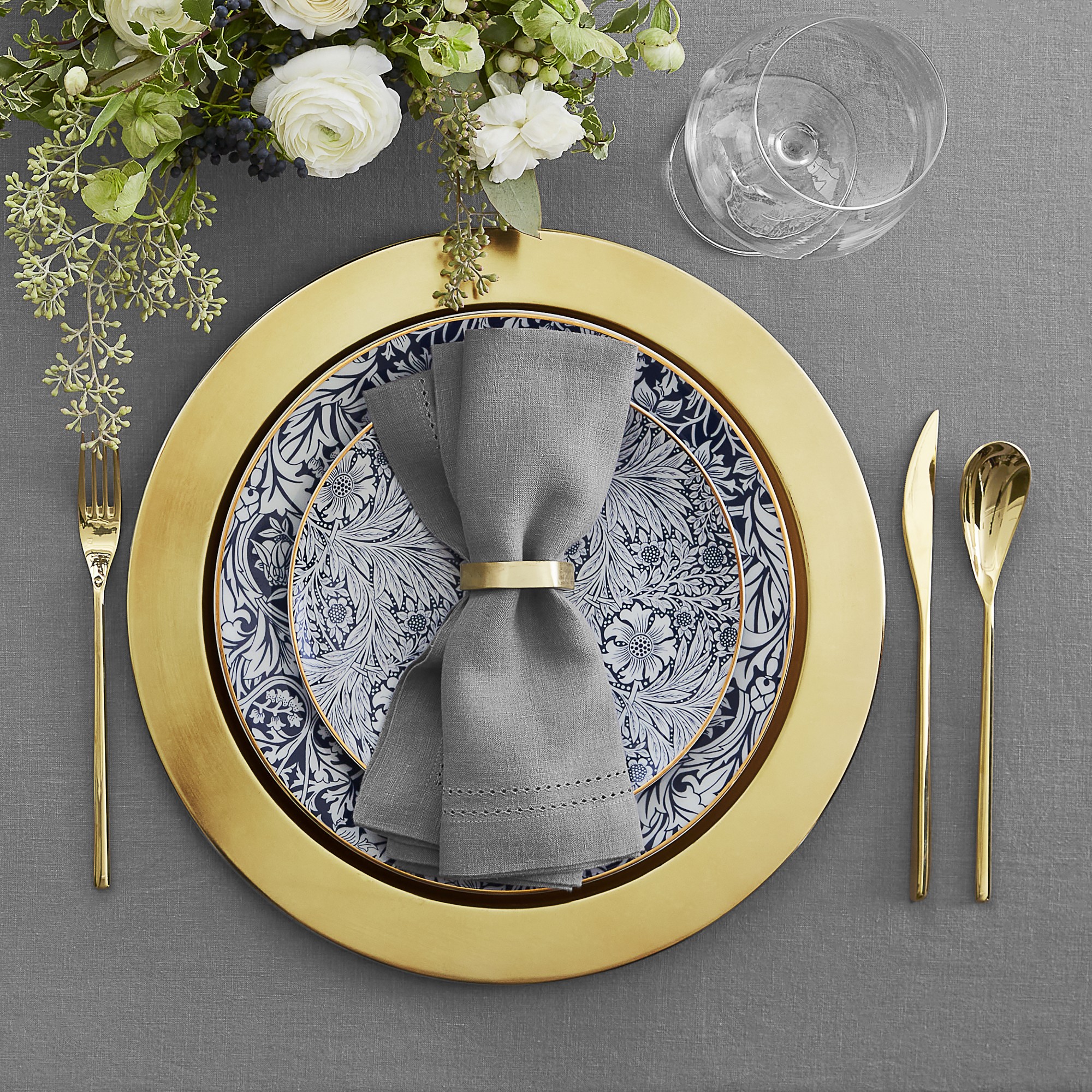 Linen Double Hemstitch Tablecloth