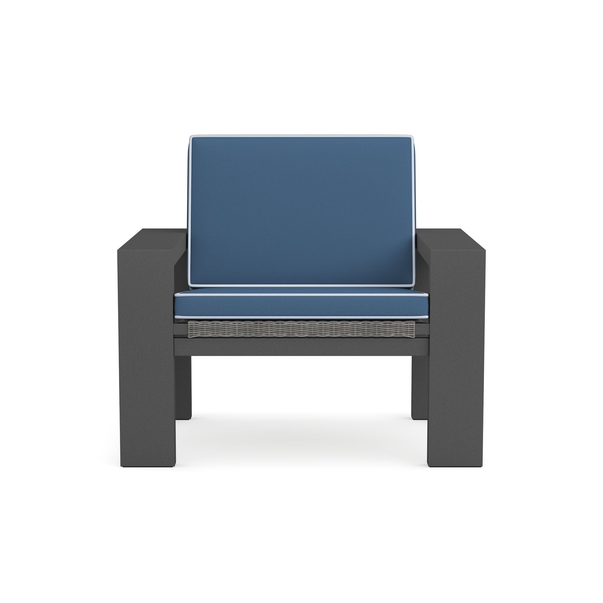 Larnaca Outdoor Teak x All-Weather Weave Club Chair Cushions