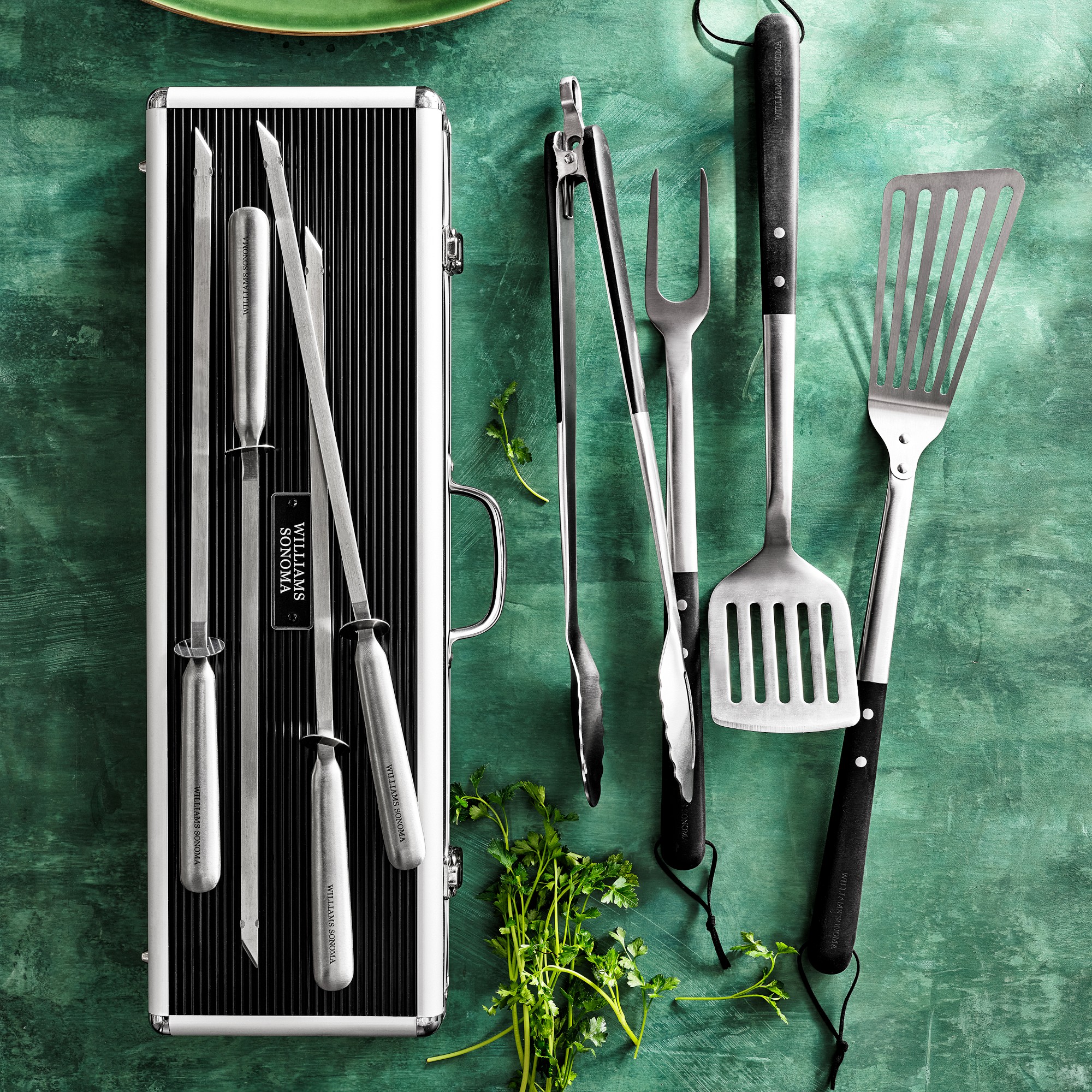 Williams Sonoma BBQ Tools, Set of 8