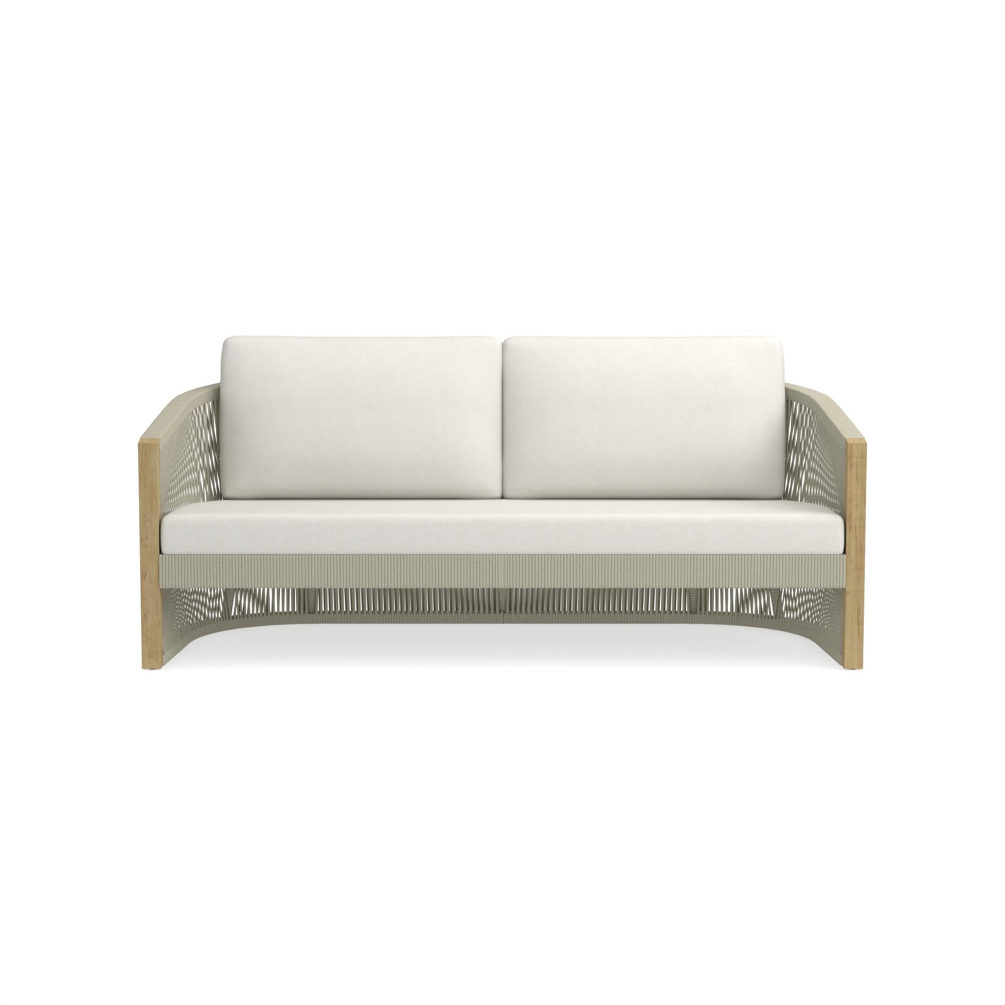 Pasadena Outdoor Teak and Rope Sofa Cushions