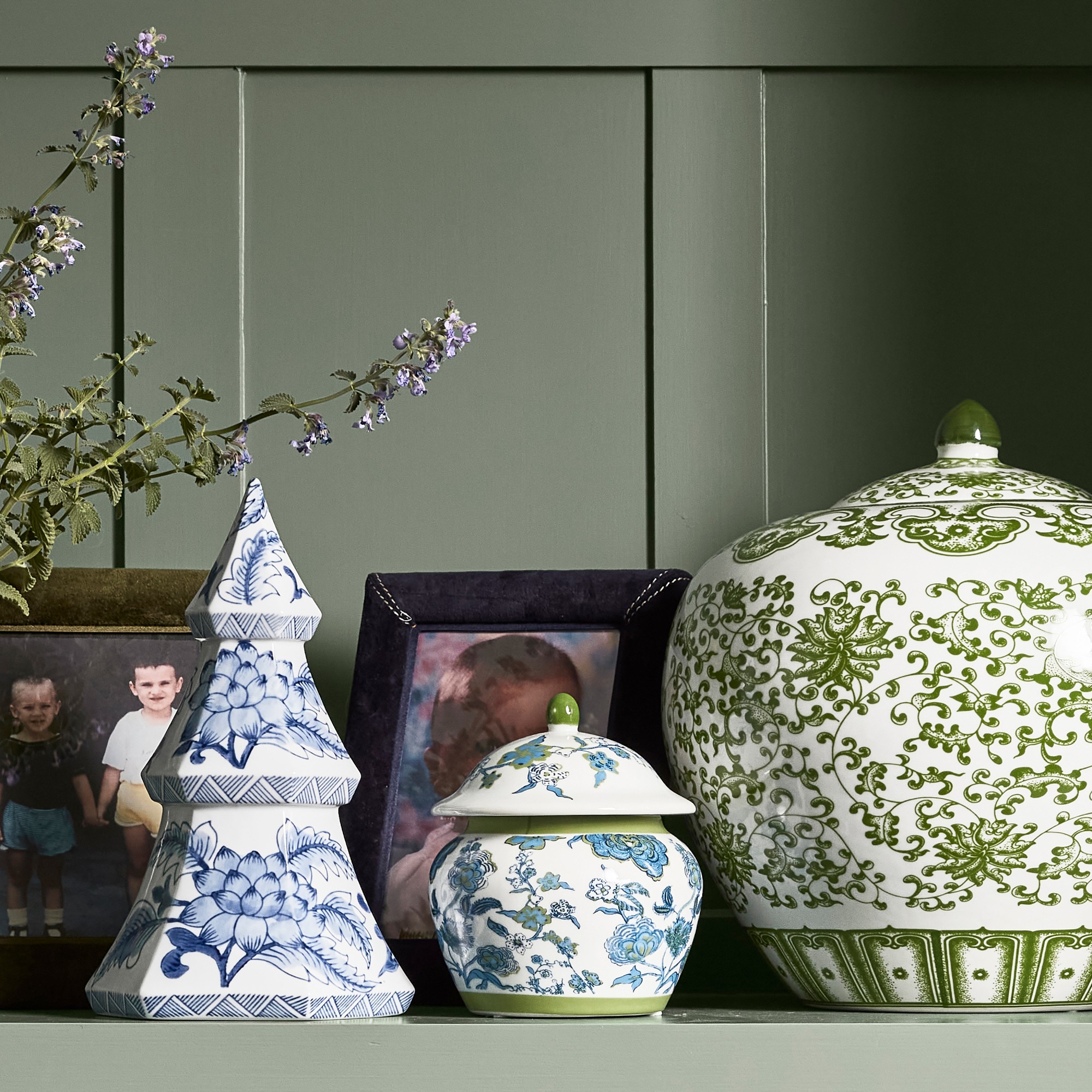 Green Ginger Jar, Multi