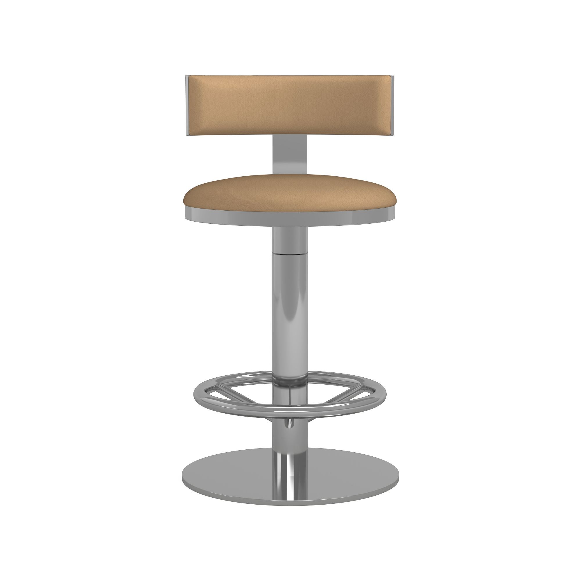Larkin Upholstered Pedestal Counter & Bar Stool