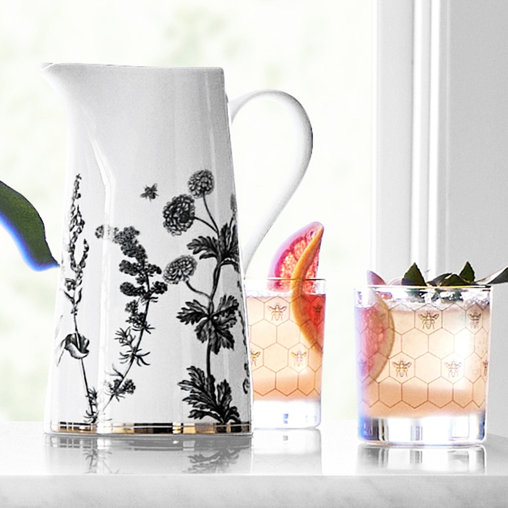 Honeycomb Double Old-Fashioned Glasses