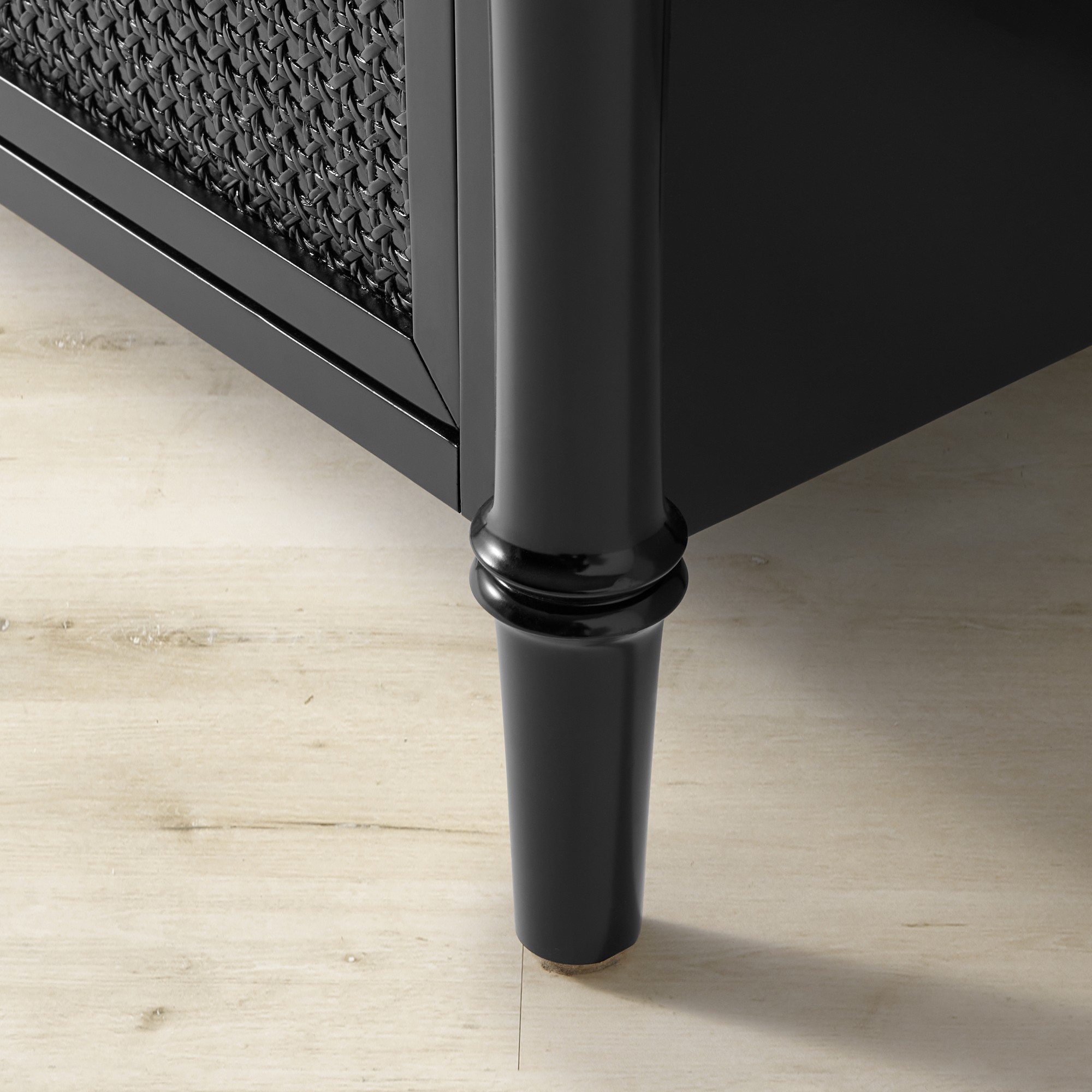 Cane 2-Drawer Nightstand (36