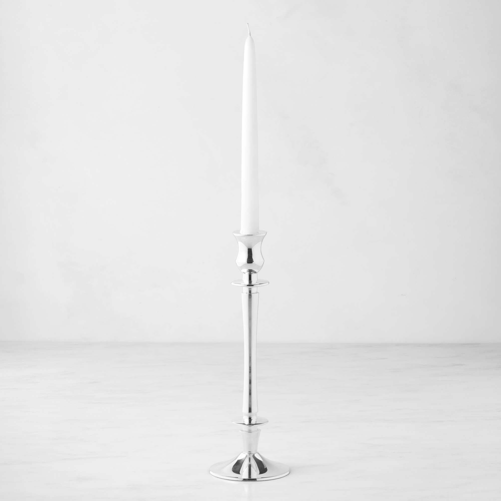 Heirloom Silver Taper Holders