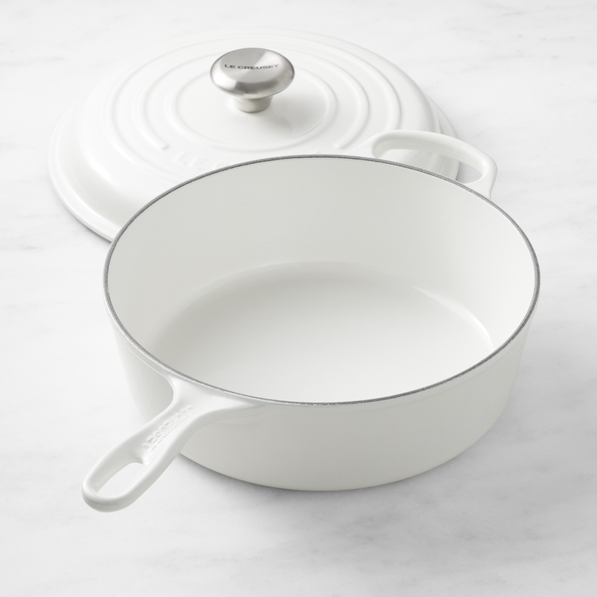 Le Creuset Enameled Cast Iron Cassadou Sauté Pan, 3 3/4-Qt.
