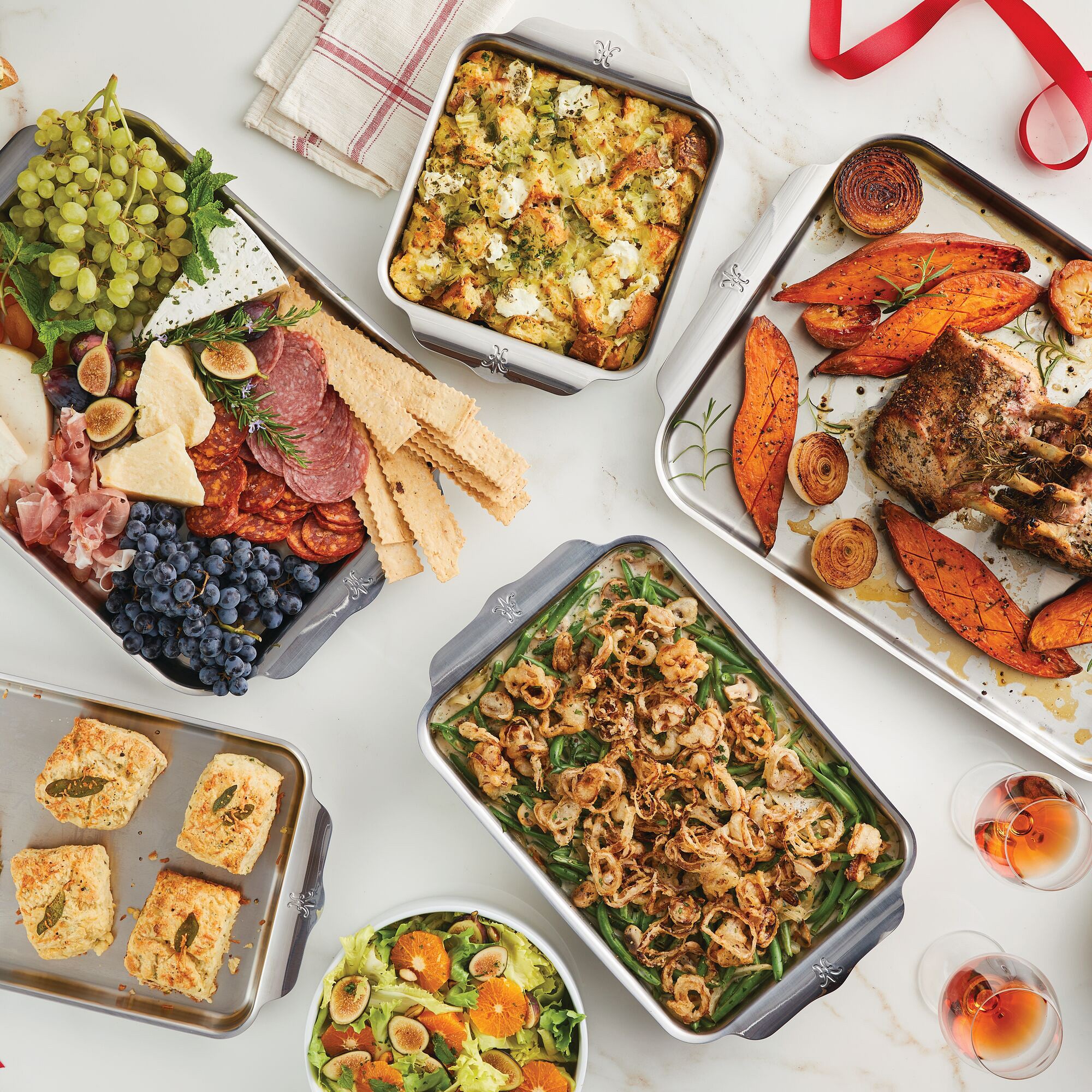 Hestan Provisions OvenBond Stainless Steel Ovenware, Set of 5