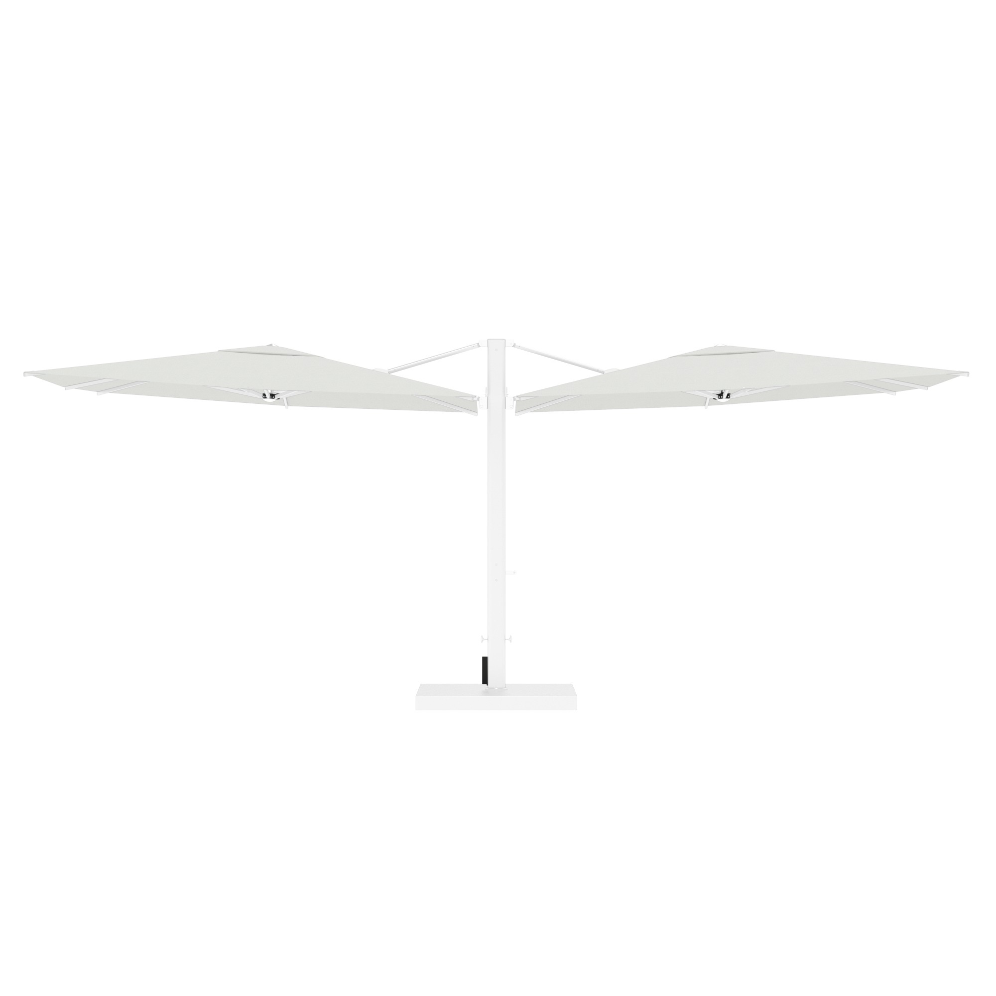 10' Sqaure Performance Dual Cantilever Umbrella