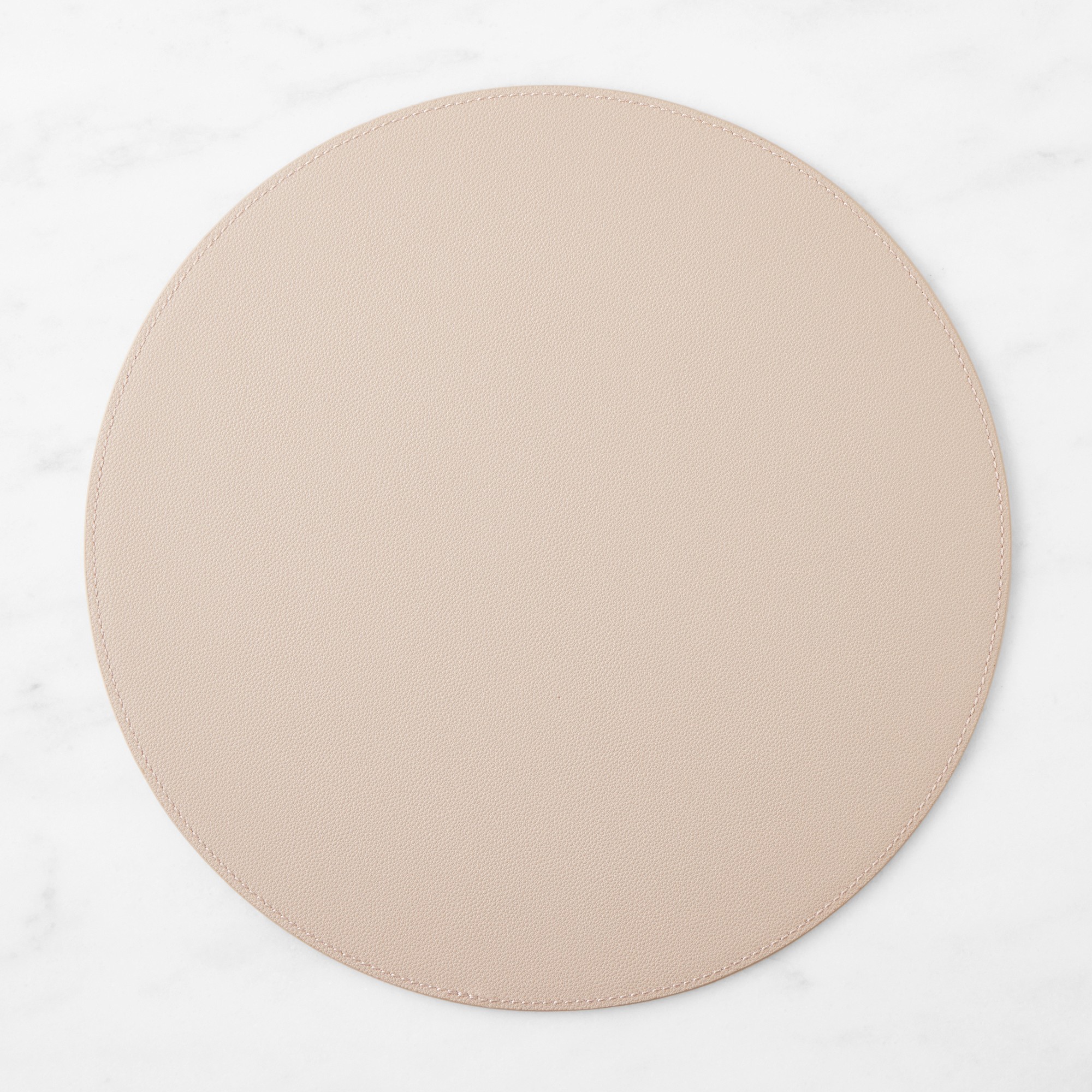 Faux Shagreen Round Placemat