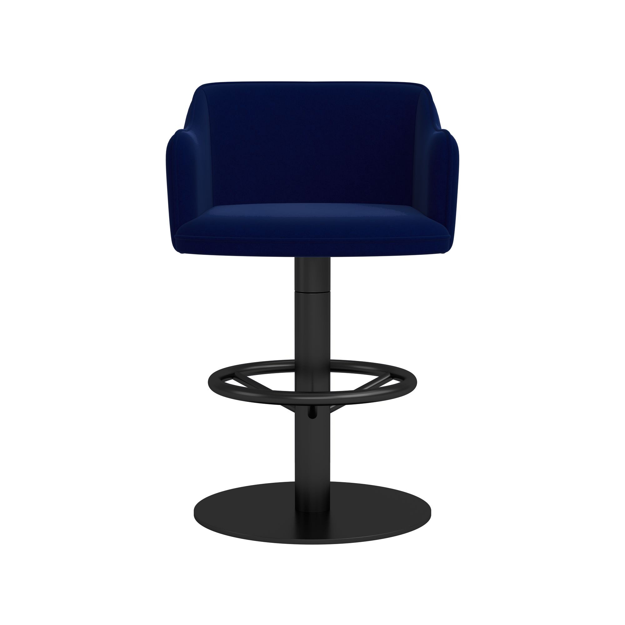 Harding Upholstered Pedestal Counter  & Bar Stool