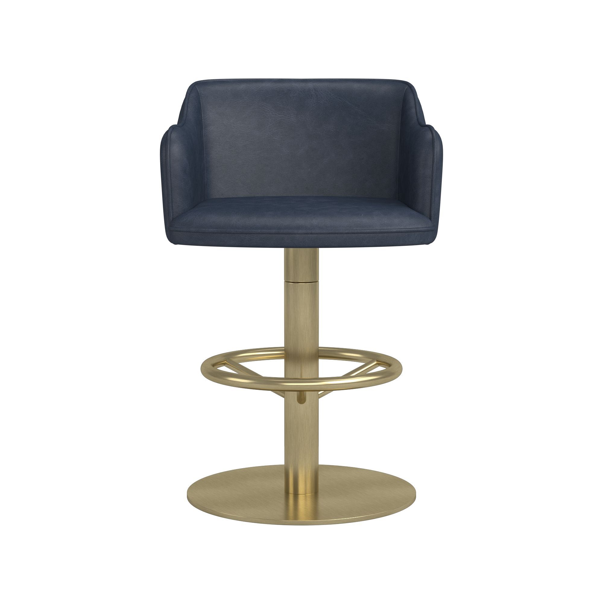 Harding Upholstered Pedestal Counter  & Bar Stool