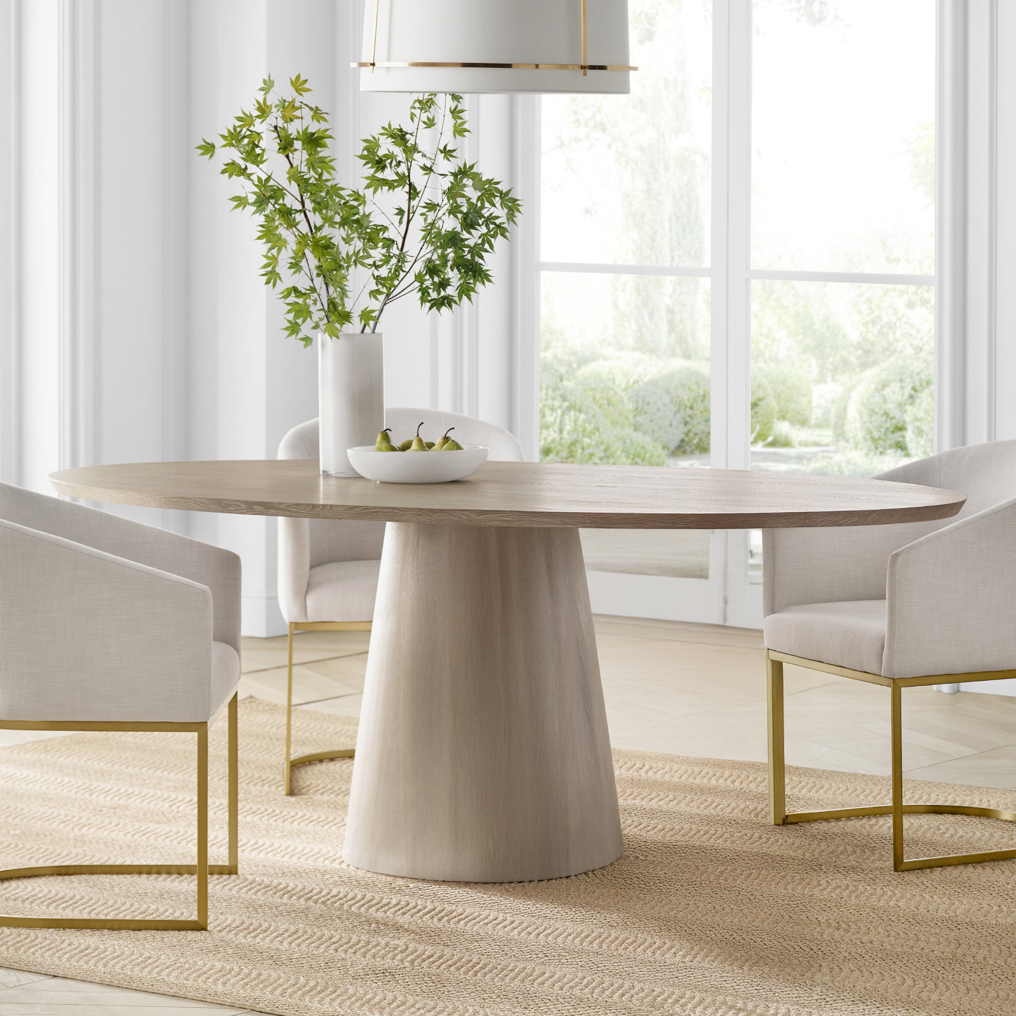 Tioga Oval Dining Table (86