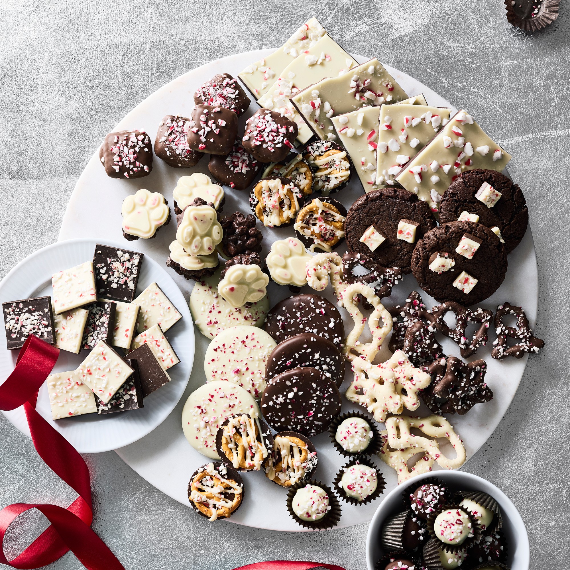 Williams Sonoma Peppermint Bark Truffles