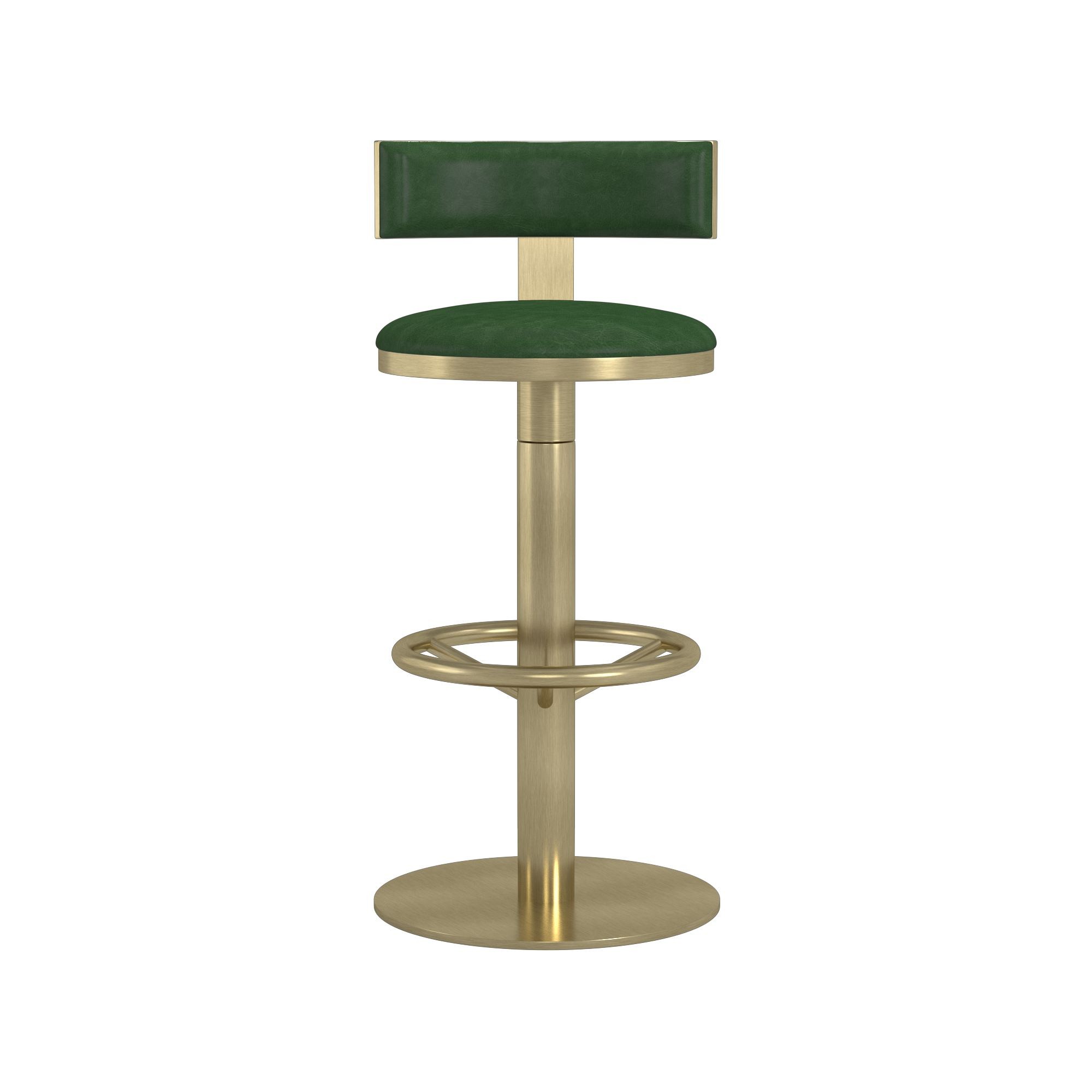 Larkin Upholstered Pedestal Counter & Bar Stool