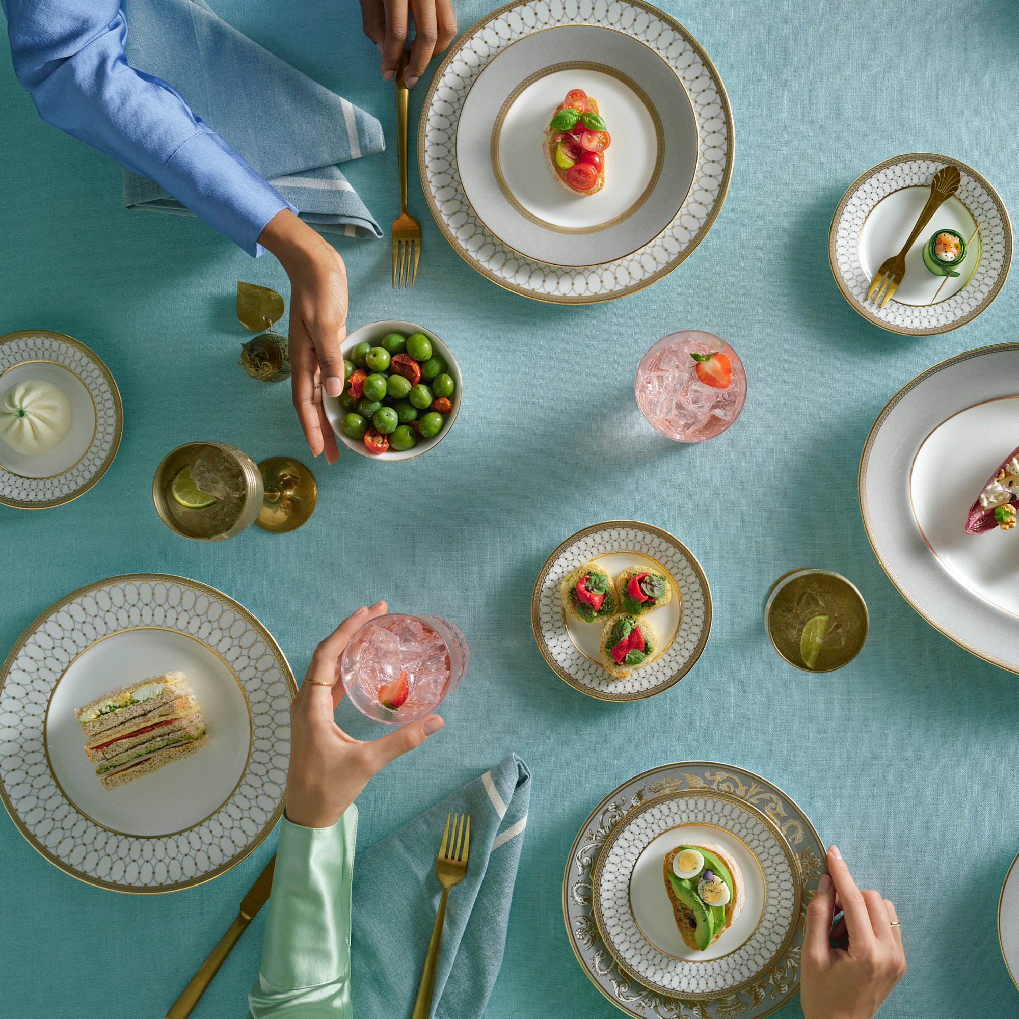 Wedgwood Renaissance Grey 5-Piece Dinnerware Set