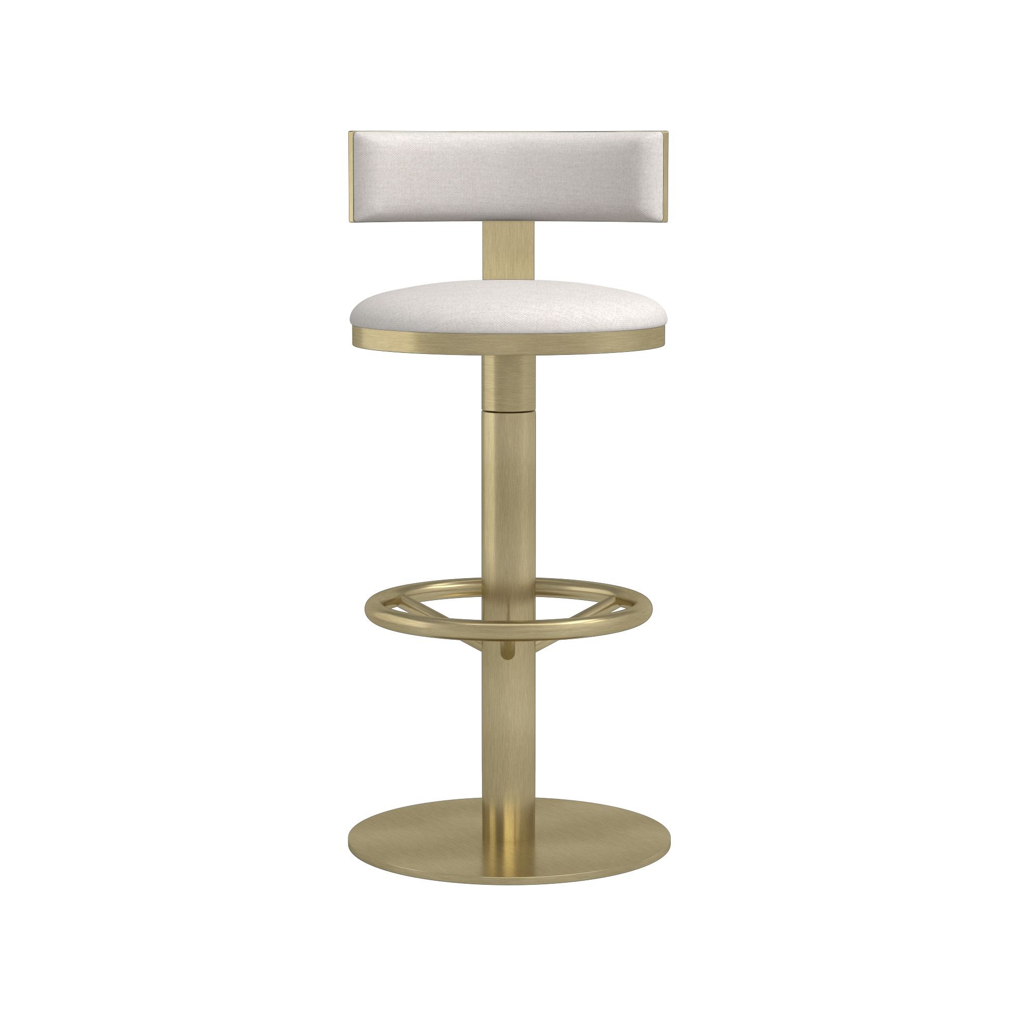 Larkin Upholstered Pedestal Counter & Bar Stool