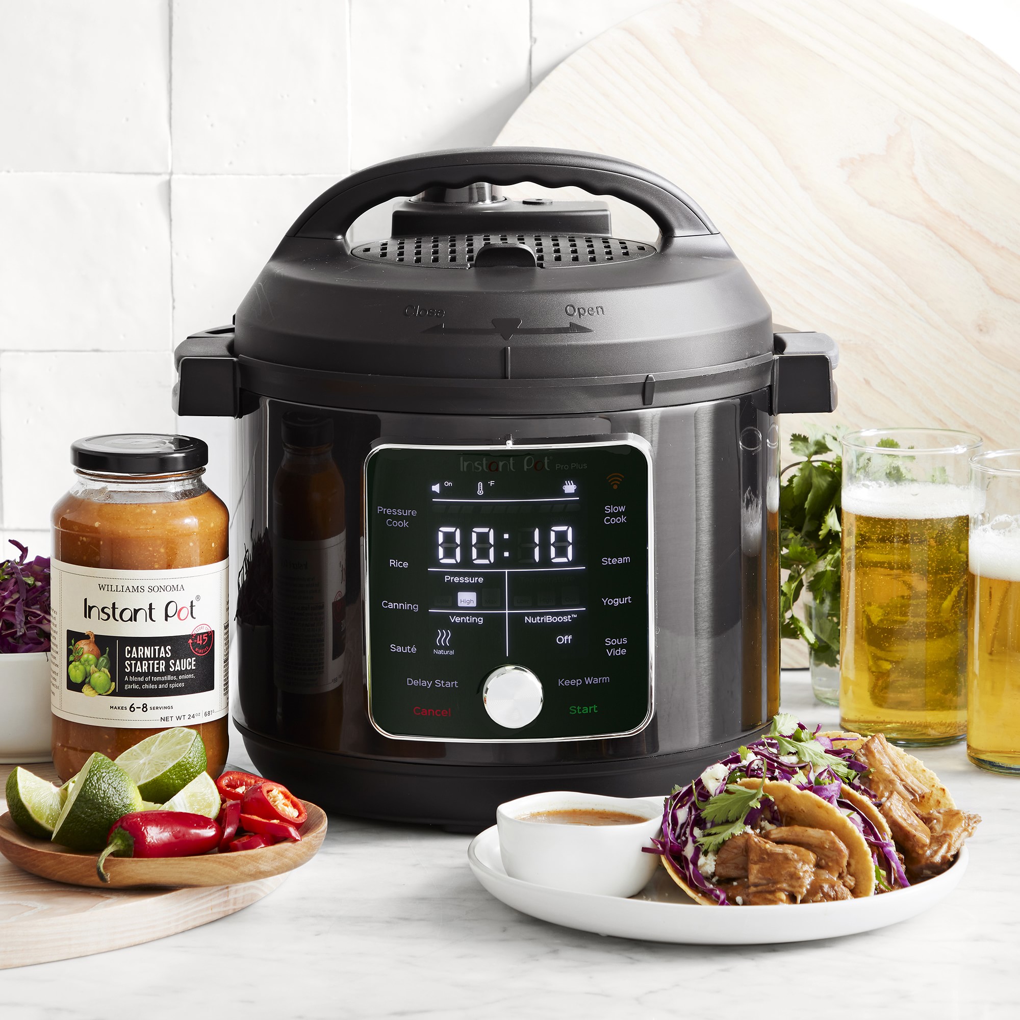 Instant Pot Pro Plus WiFi Electric Pressure Cooker, 6-Qt.