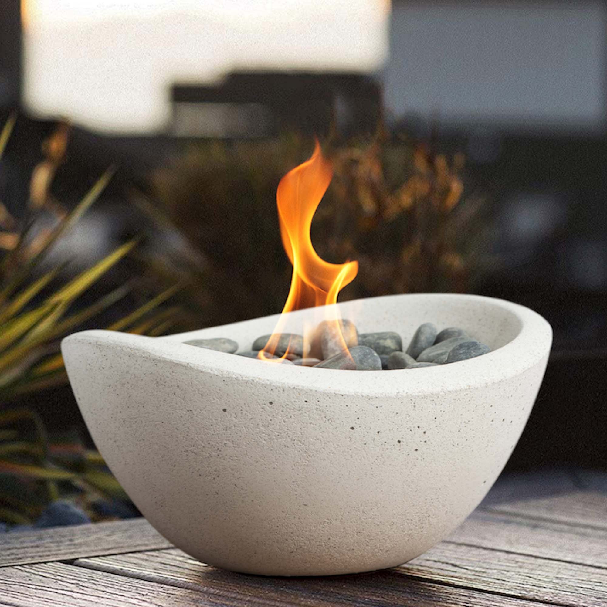 TerraFlame Wave Tabletop Fire Bowl (11