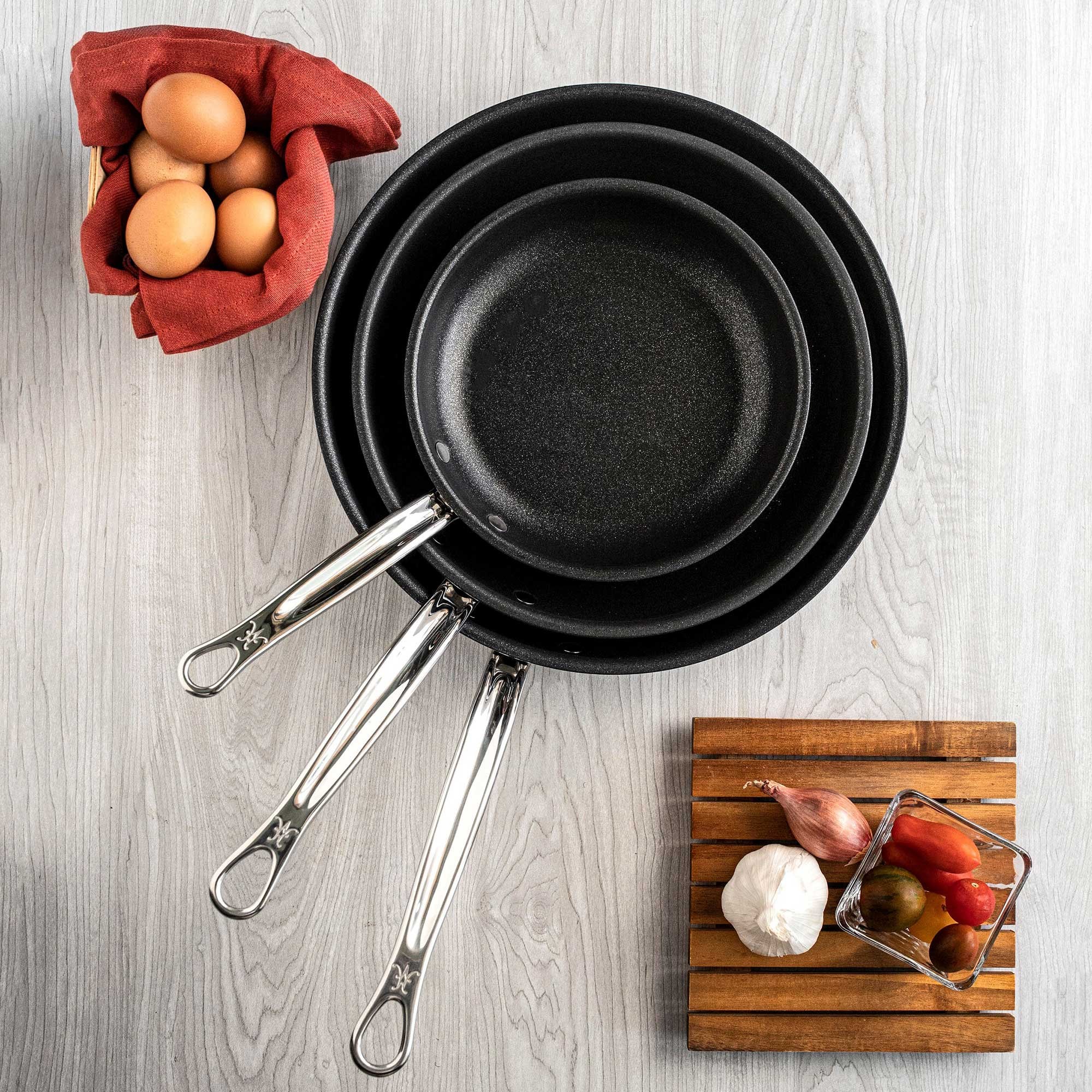 Hestan ProBond Professional Clad Stainless-Steel TITUM Nonstick Skillet Fry Pan